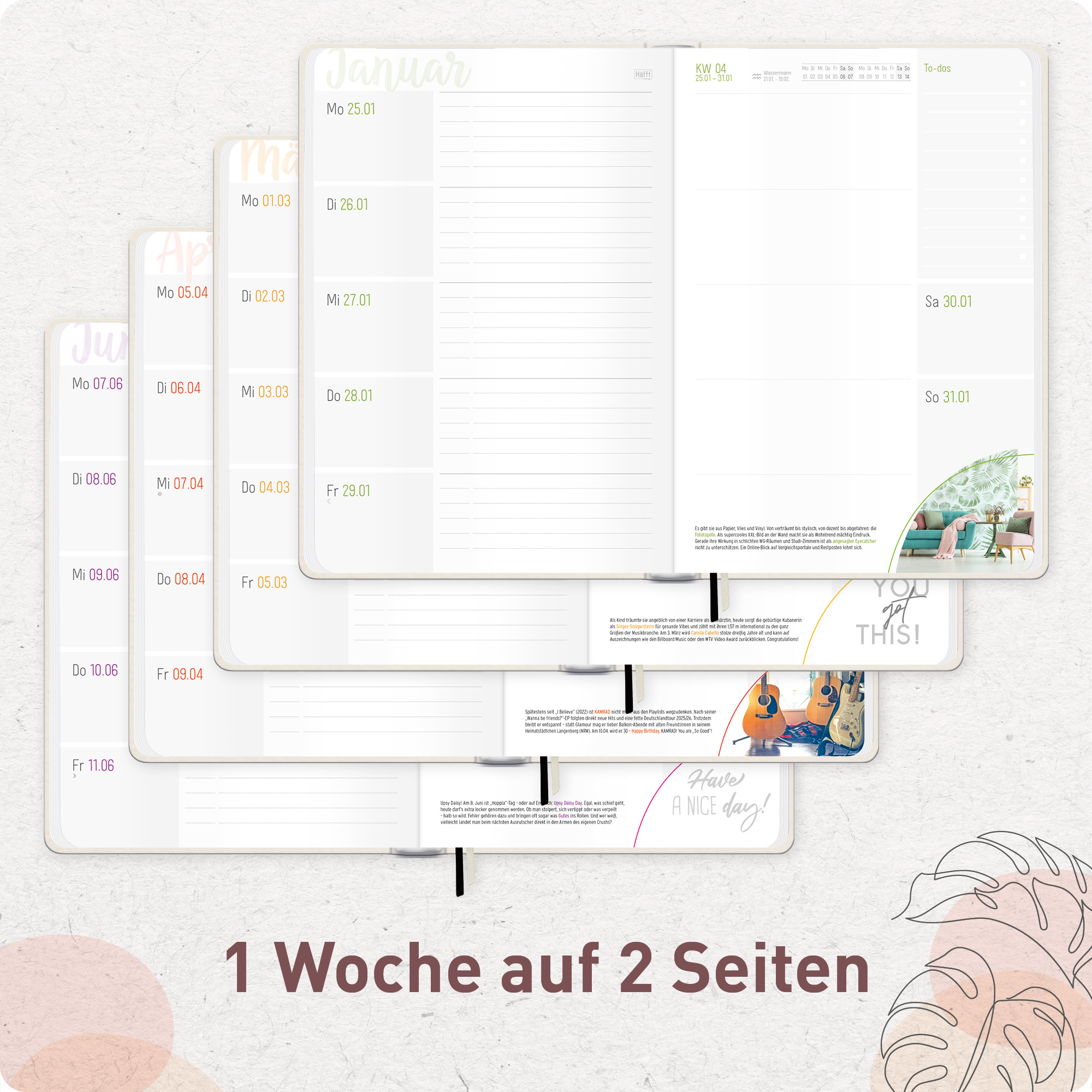 Artikelbild 4 des Artikels “Häfft-Timer 2027 A5 [Life is beautiful] “