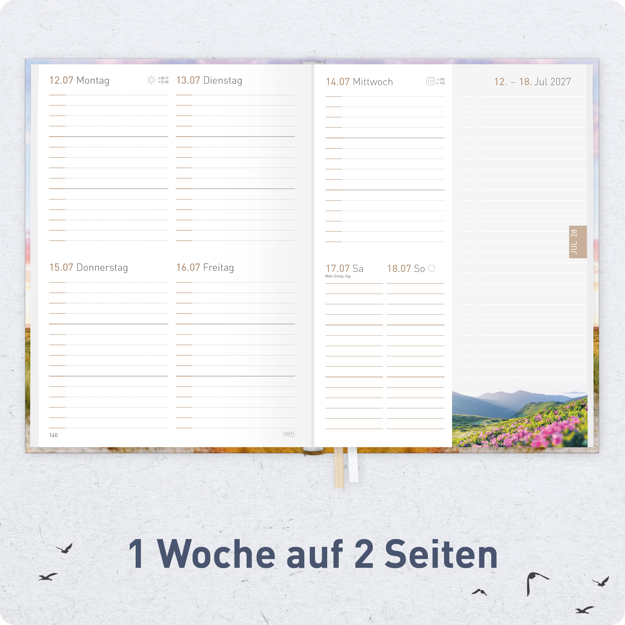 Artikelbild 4 des Artikels “Chäff-Timer Classic A5 2027 [Leuchtturm] “