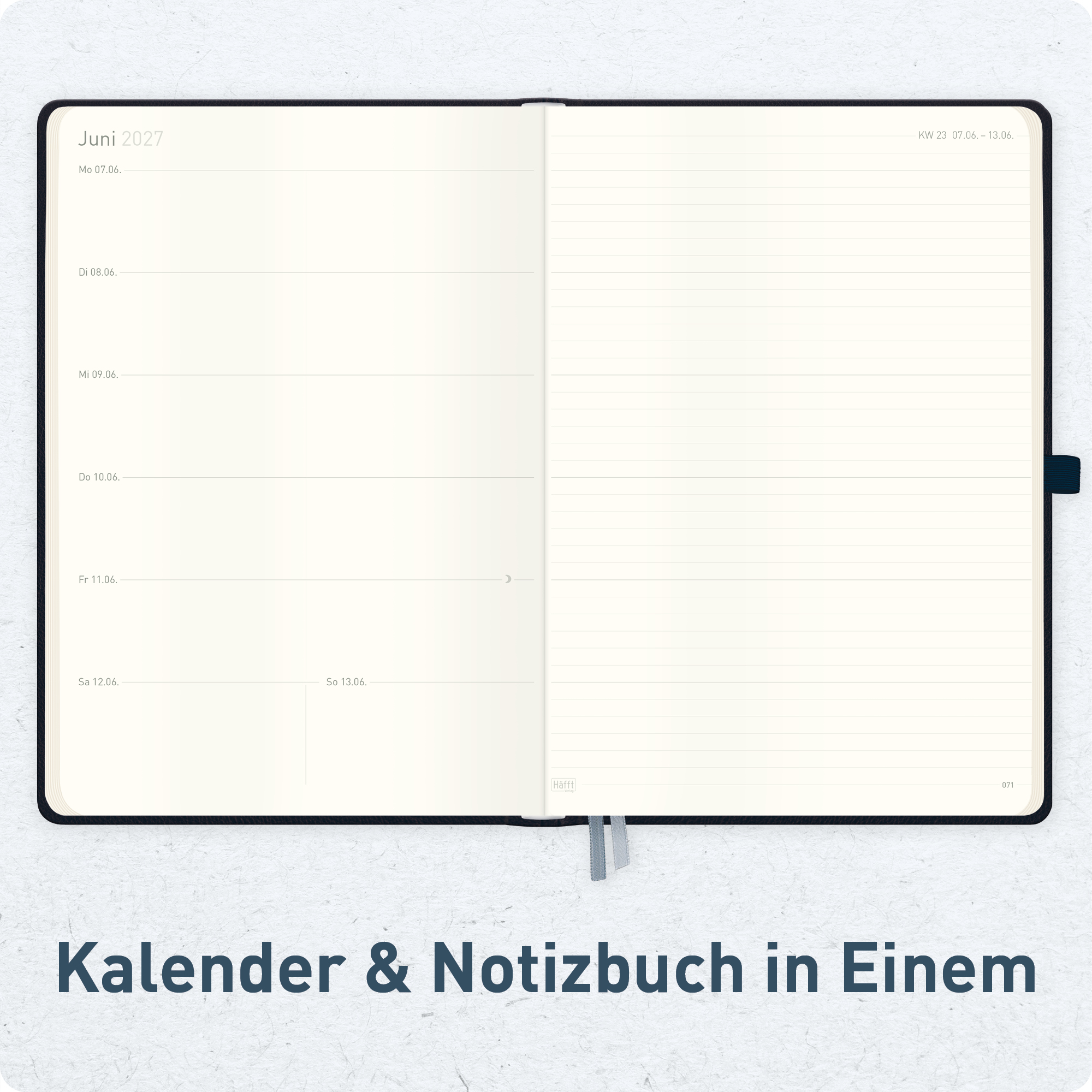 Artikelbild 4 des Artikels “Wochen-Notiz-Kalender A4 2027 [Schwarz] “