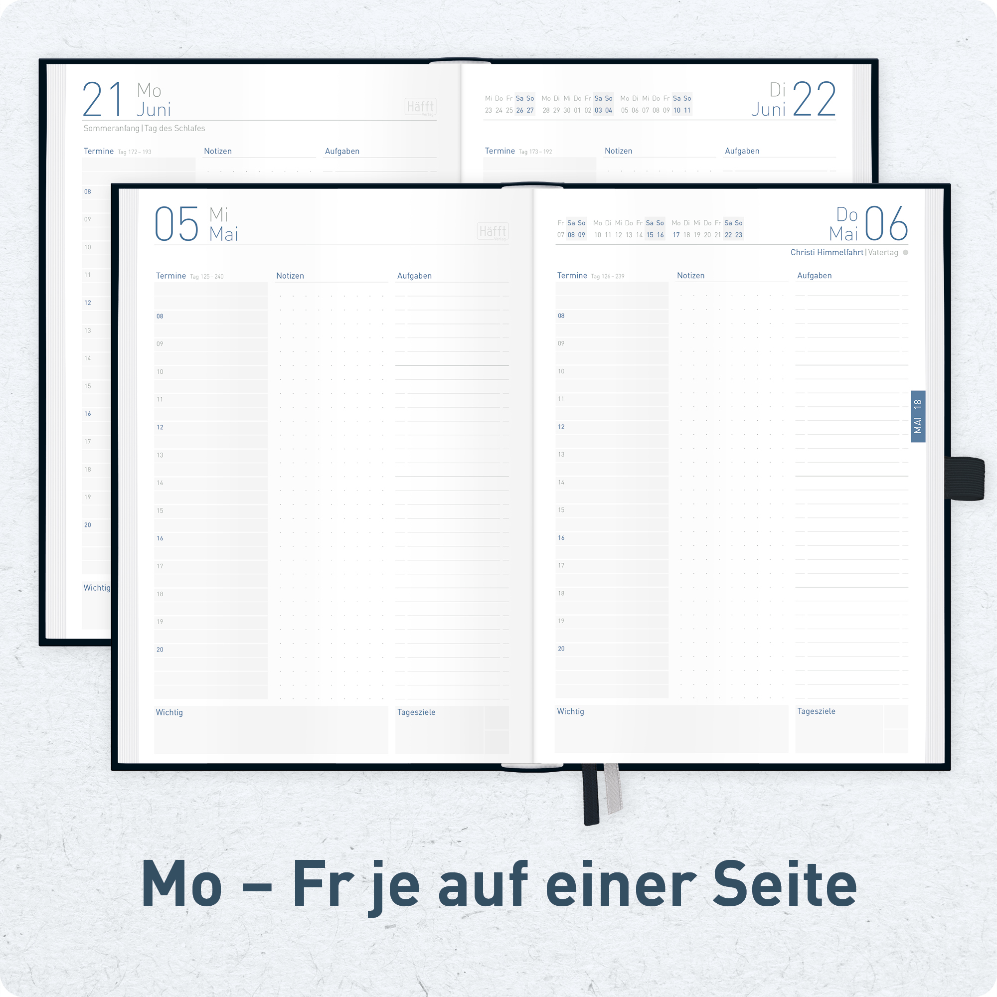 Artikelbild 4 des Artikels “Organizer Day by Day A5 2027 [Schwarz] “