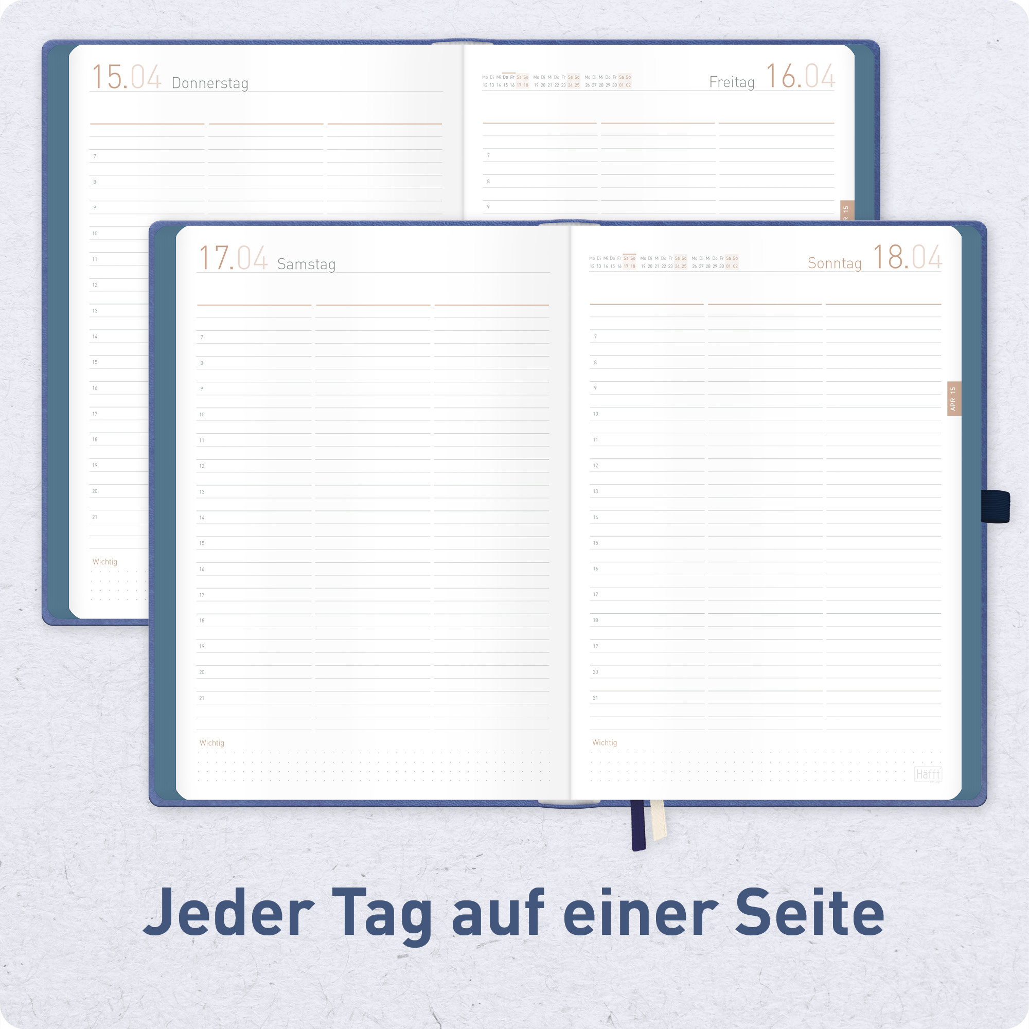 Artikelbild 4 des Artikels “Organizer Day by Day Maxi A4+ 2027 [Business Blue] “