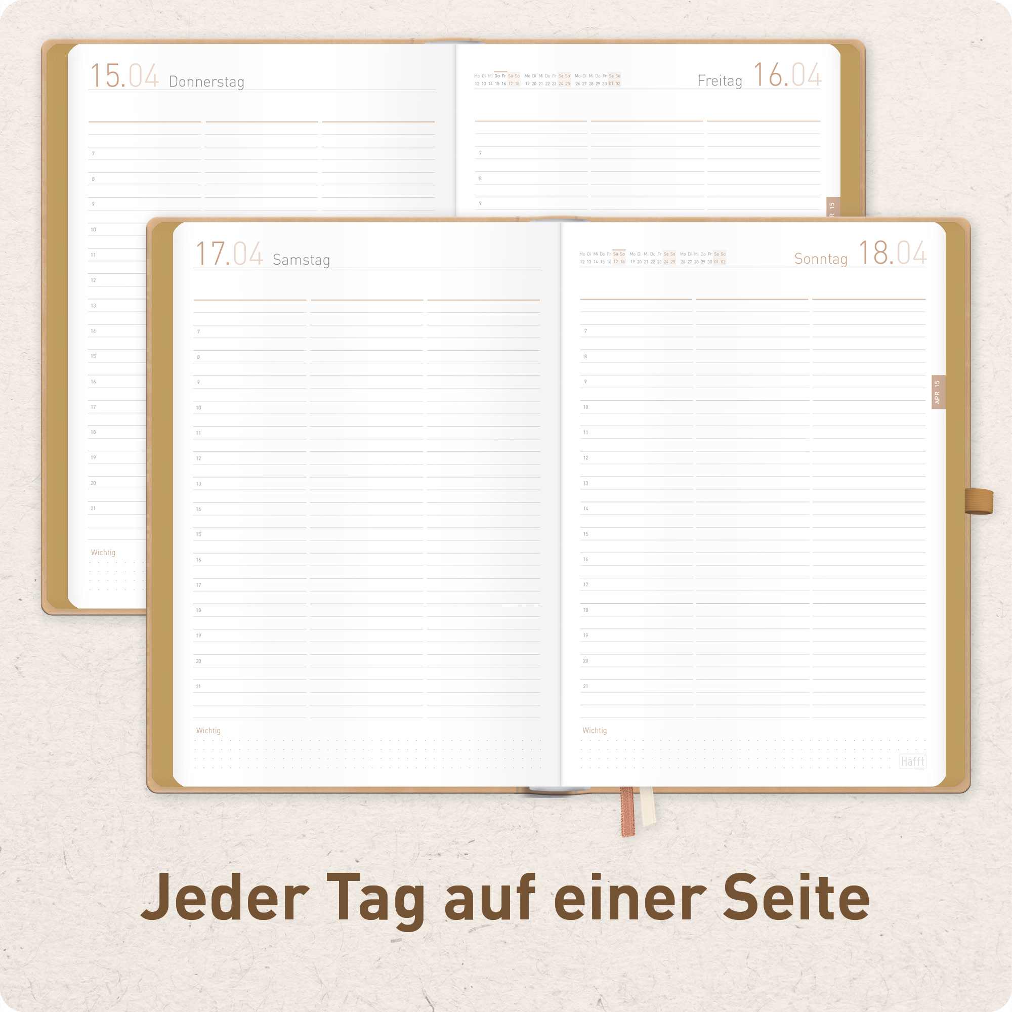 Artikelbild 4 des Artikels “Organizer Day by Day Maxi A4+ 2027 [Prestige Beige] “