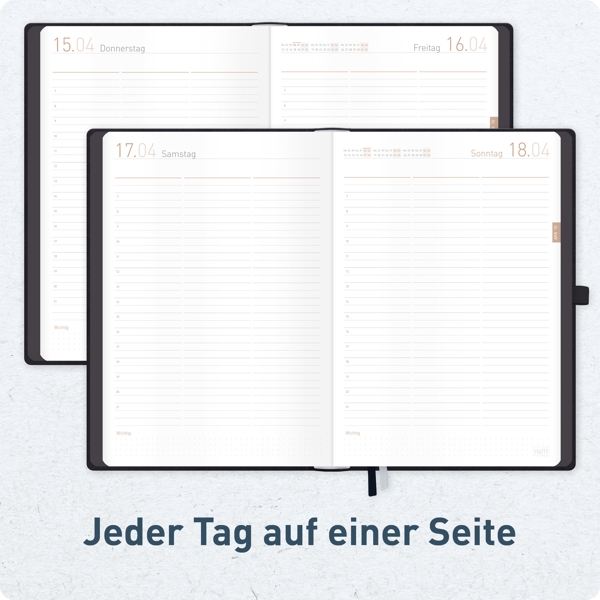 Artikelbild 4 des Artikels “Organizer Day by Day Maxi A4+ 2027 [Schwarz] “