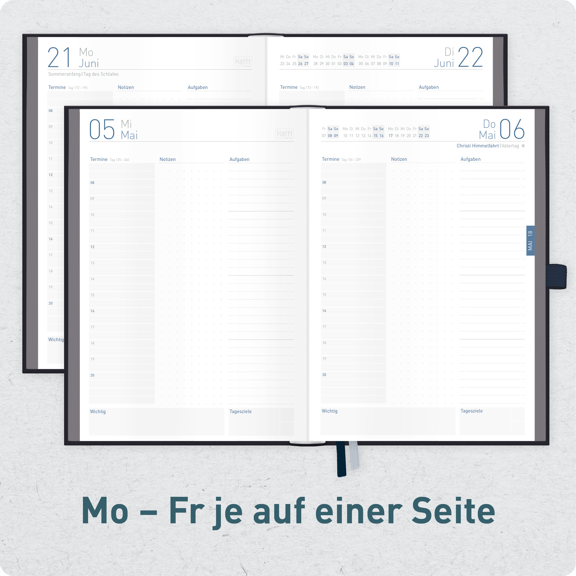 Artikelbild 4 des Artikels “Organizer Day by Day Deluxe A5 2027 [Black Edition] “