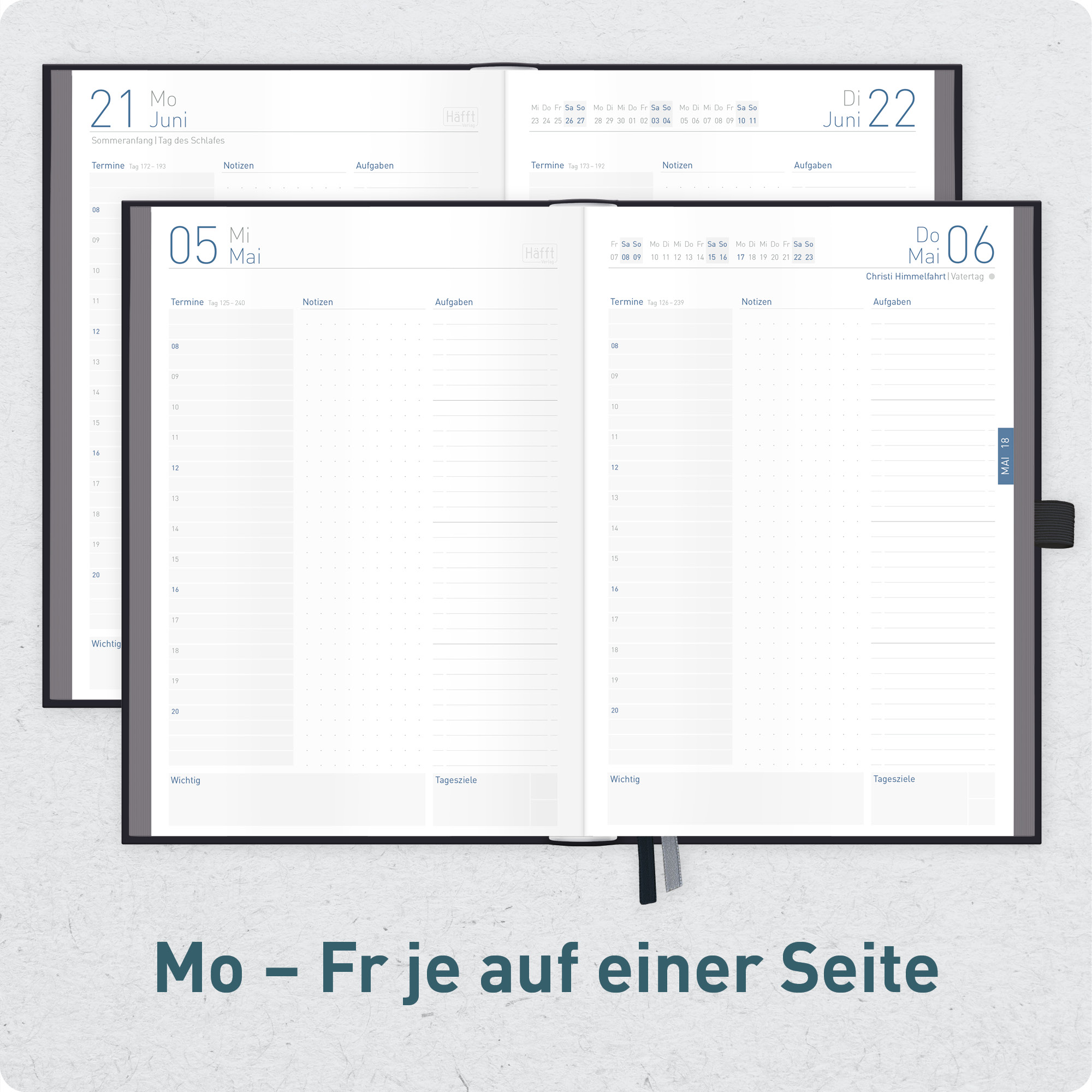 Artikelbild 4 des Artikels “Organizer Day by Day Deluxe A5 2027 [Black Edition] “