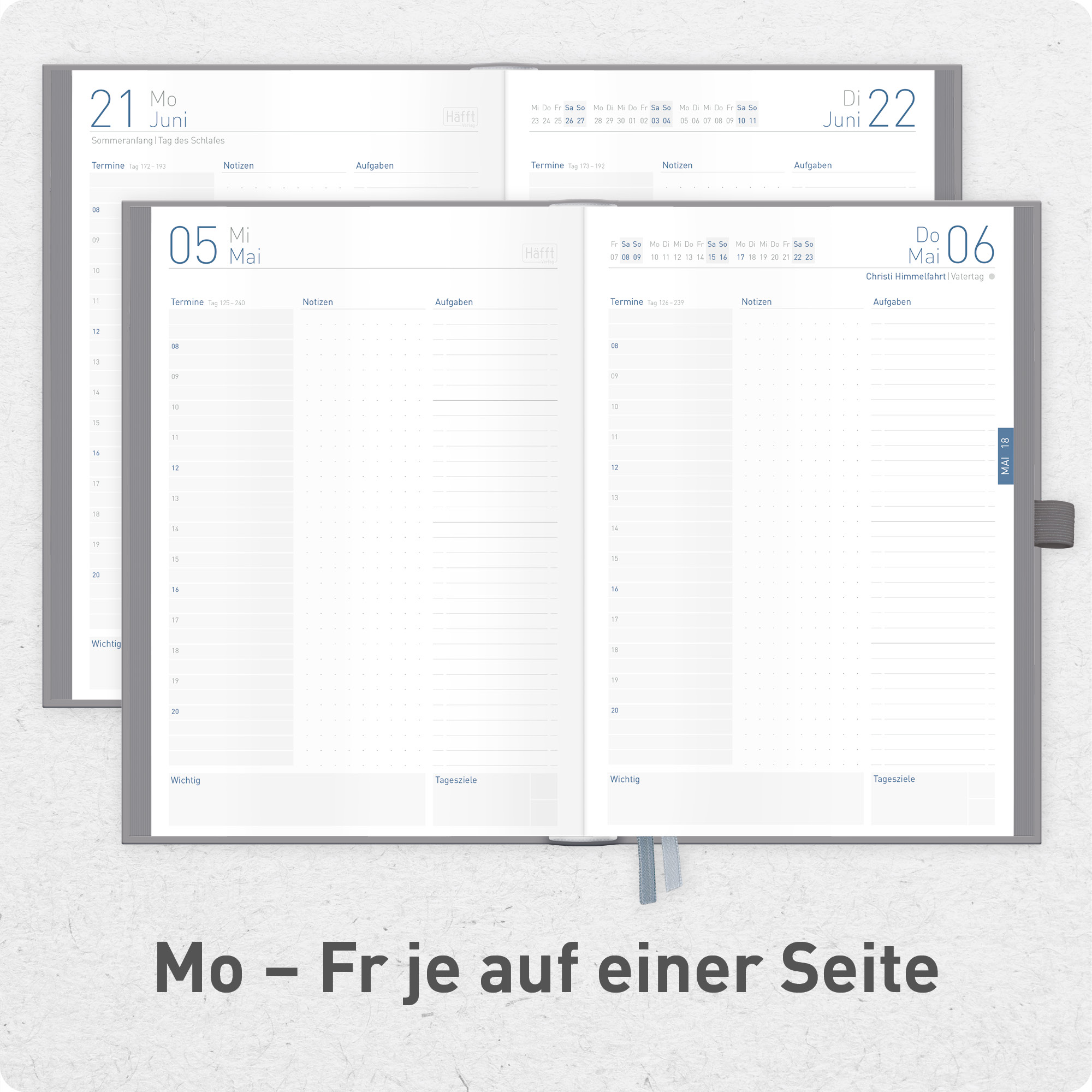 Artikelbild 4 des Artikels “Organizer Day by Day Deluxe A5 2027 [Grey Edition] “