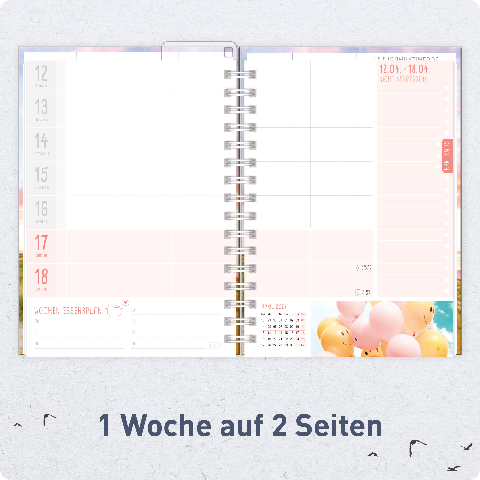 Artikelbild 4 des Artikels “Family-Timer A5 2027 [Leuchtturm] “