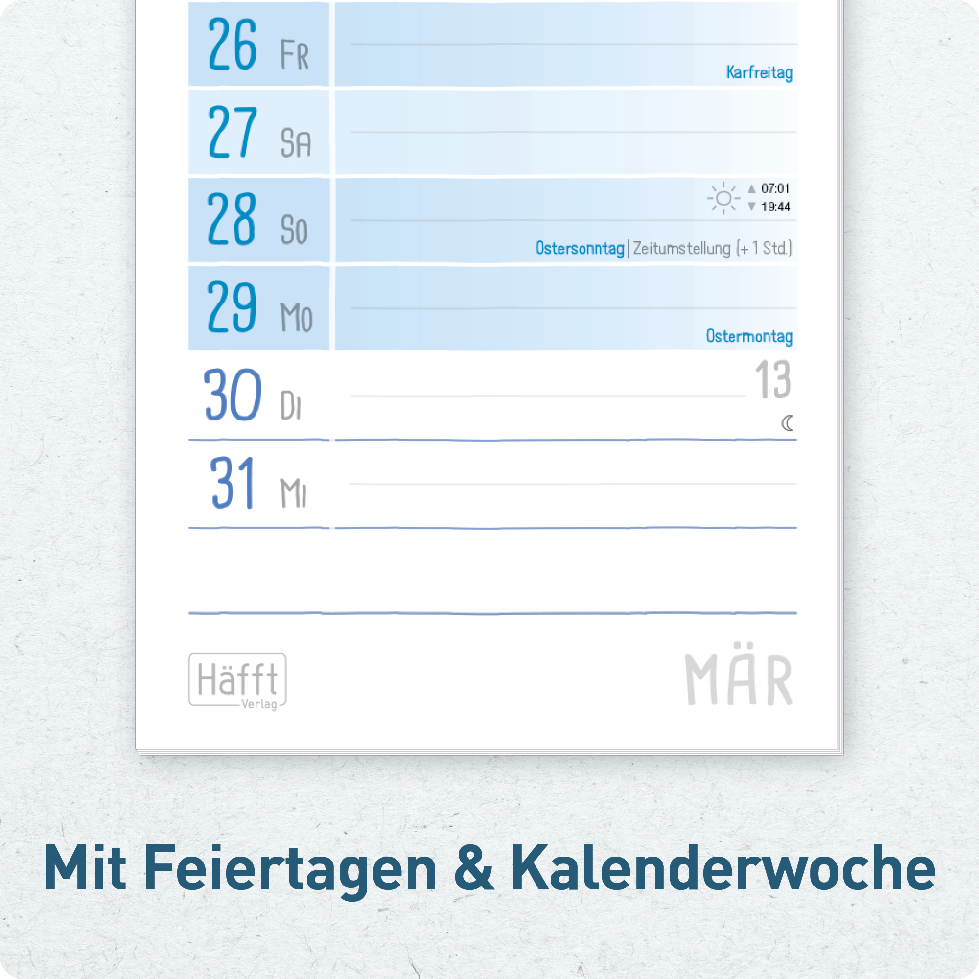 Artikelbild 4 des Artikels “Streifenkalender 2027 [Rainbow] “