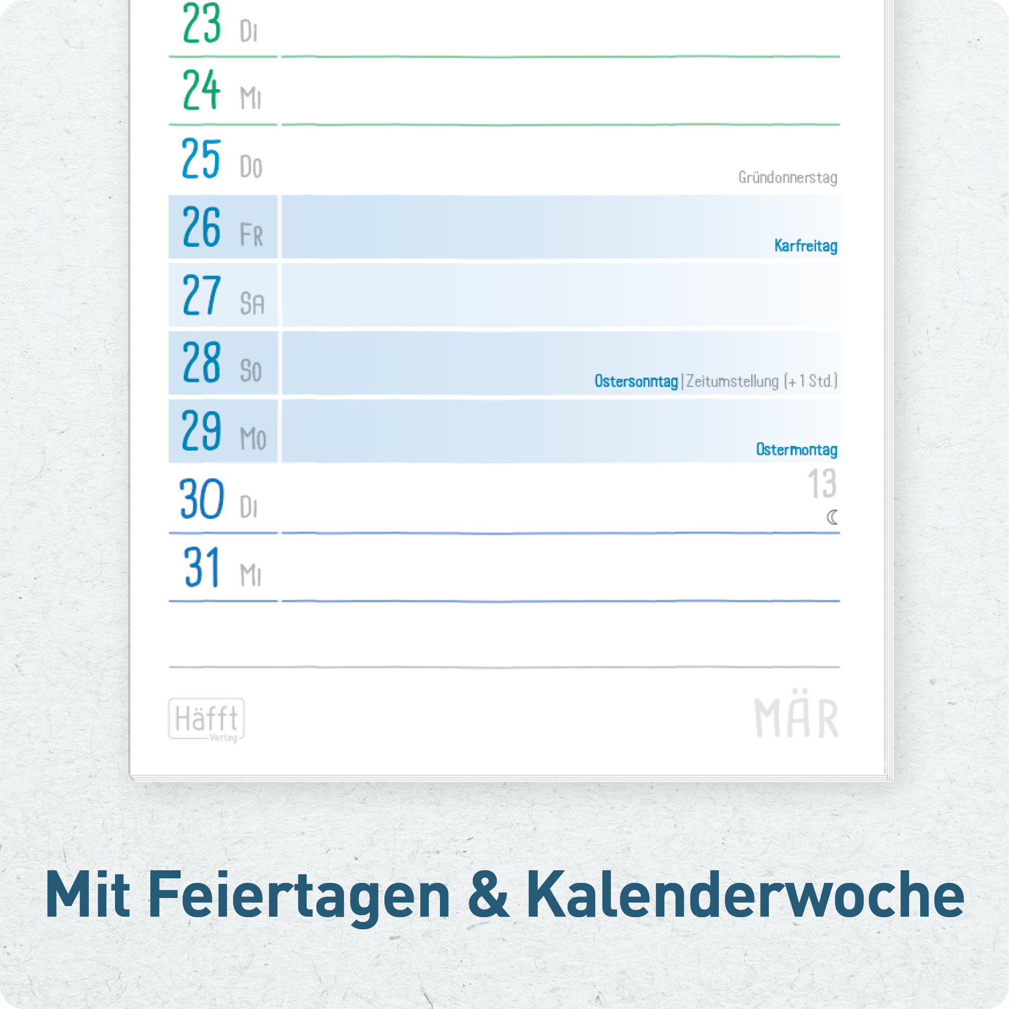 Artikelbild 4 des Artikels “Streifenkalender kompakt 2027 [Rainbow] “