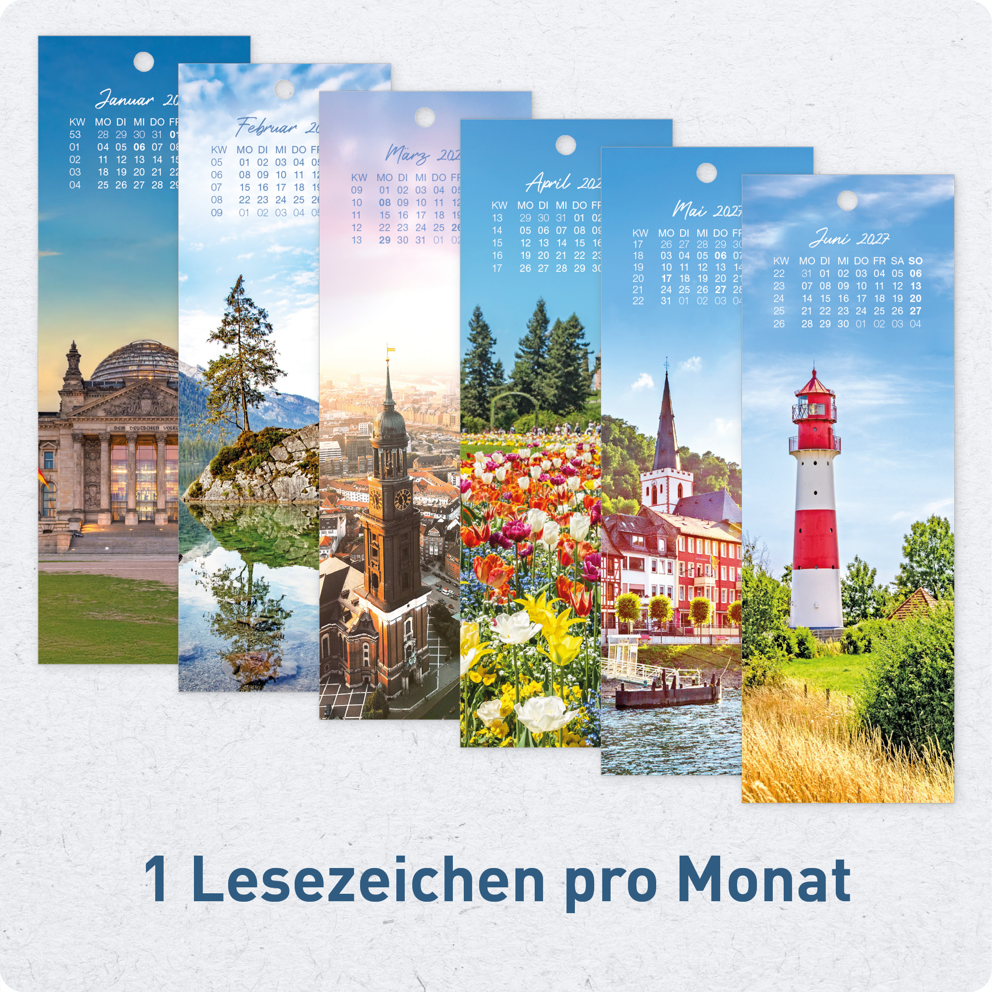Artikelbild 4 des Artikels “Lesezeichenkalender 2027 [Herz & Heimat] “