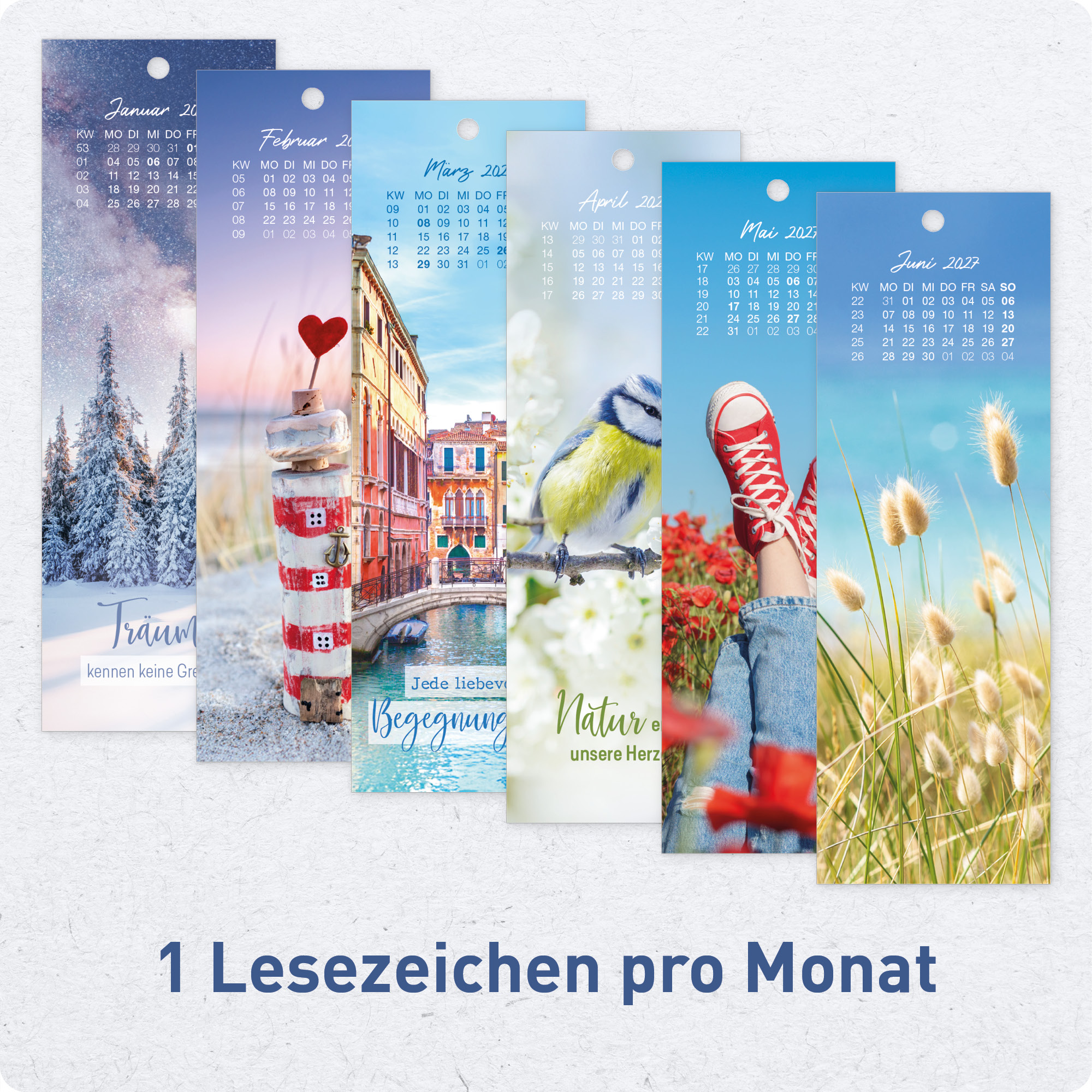 Artikelbild 4 des Artikels “Lesezeichenkalender 2027 [Wunderbare Momente] “