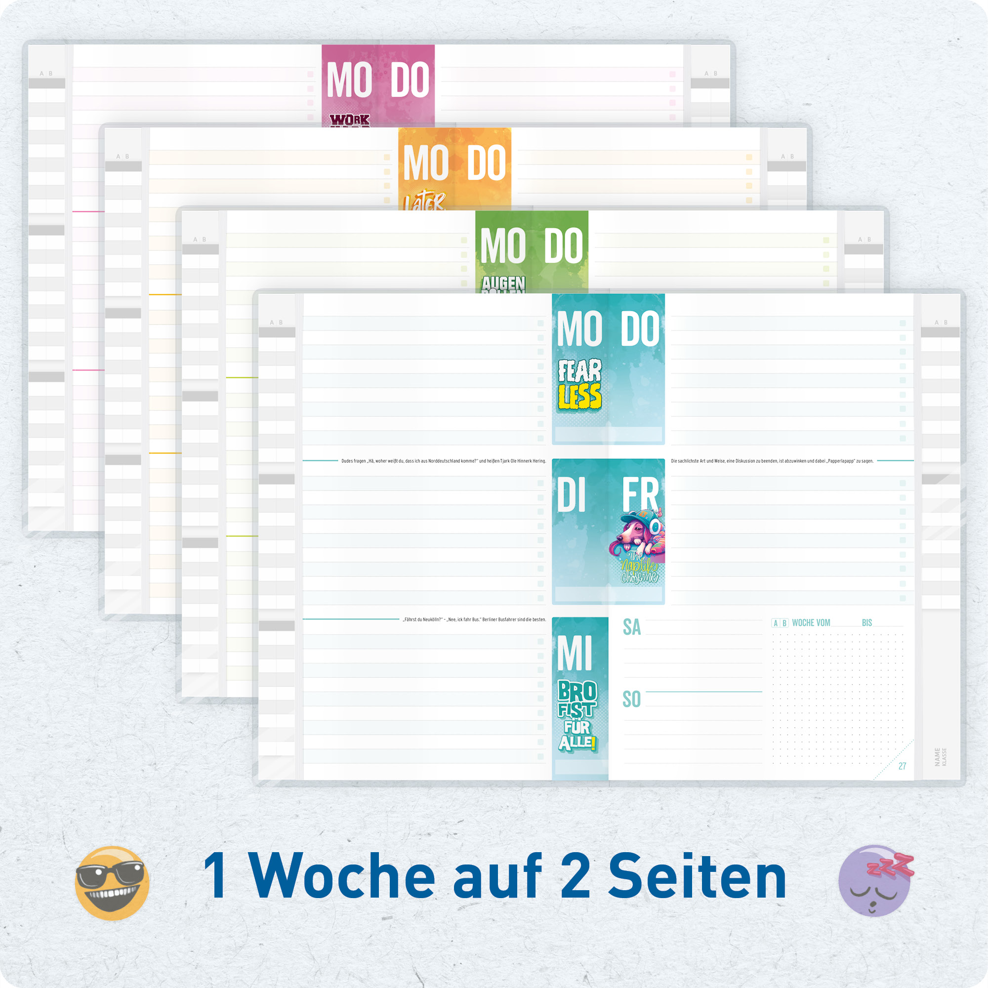 Artikelbild 4 des Artikels “Häfft Smart -  Das Aufgabenheft mit Umschlag [Chaos] “