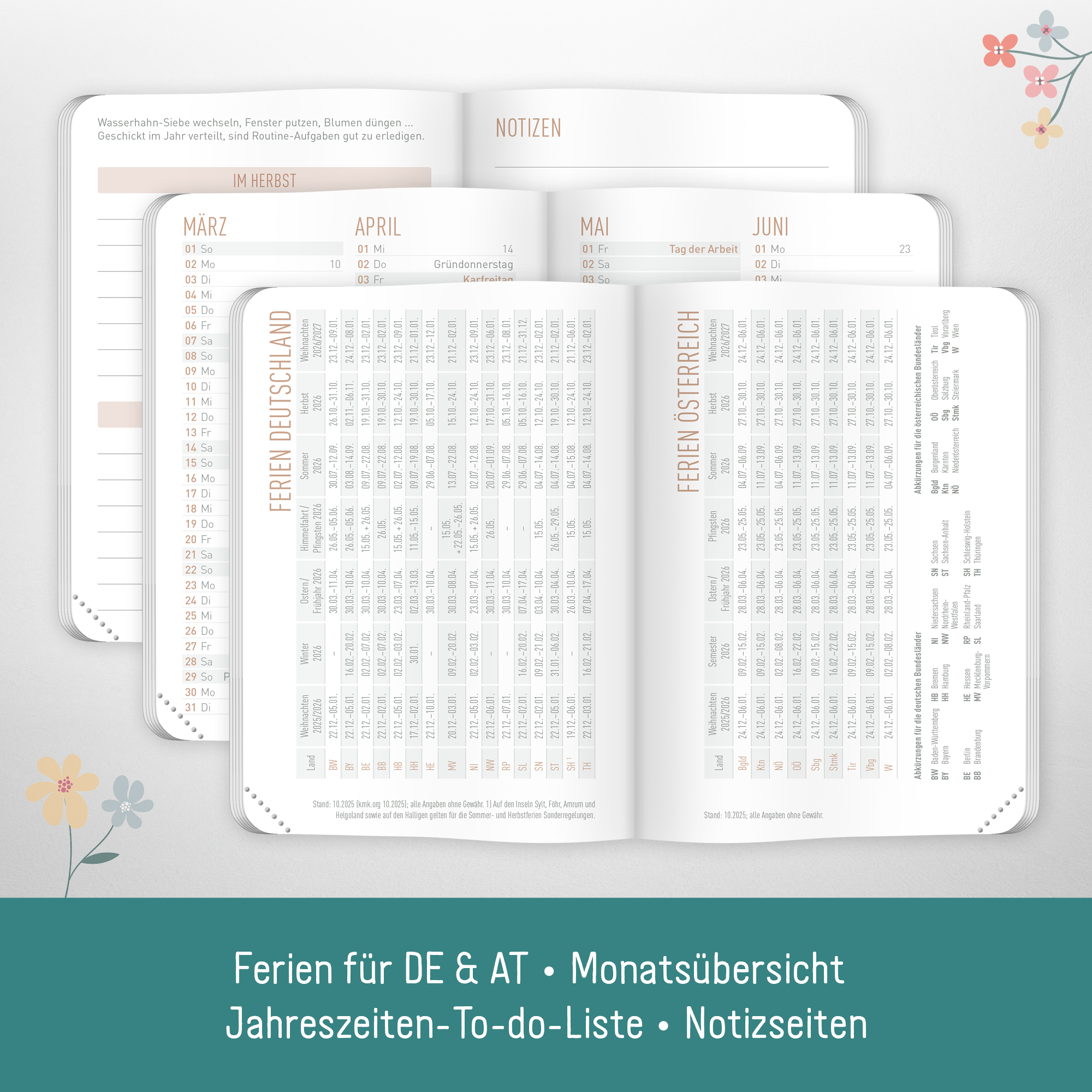 Artikelbild 4 des Artikels “Mini-Timer 2026 A7 [Wild Flower] “