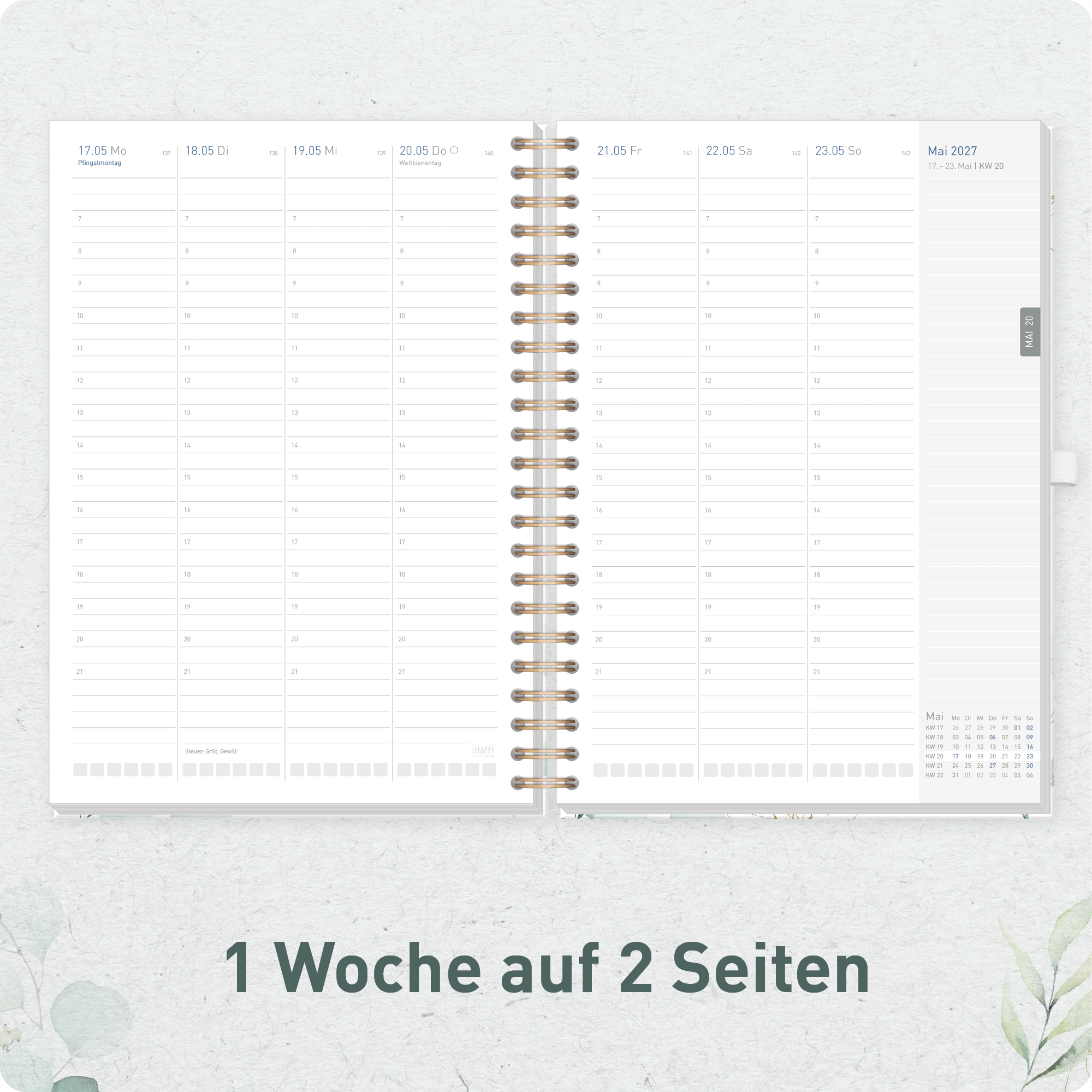 Artikelbild 4 des Artikels “Business-Timer Maxi A4 2027 [Blattgold] “