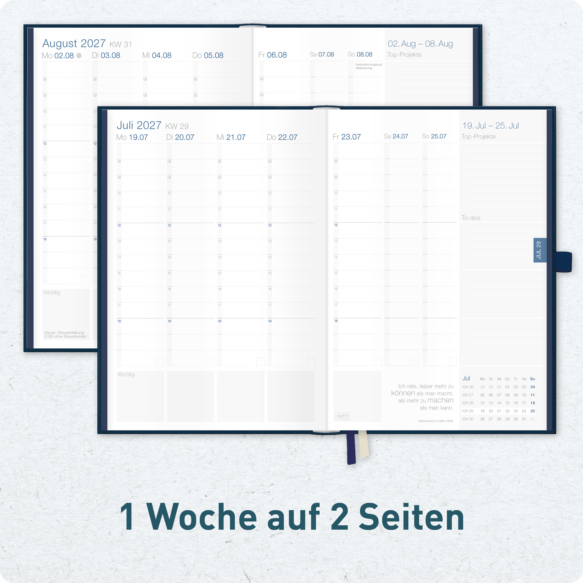 Artikelbild 4 des Artikels “Business-Timer Deluxe A5 2026/2027 A5 [Nachtblau] “