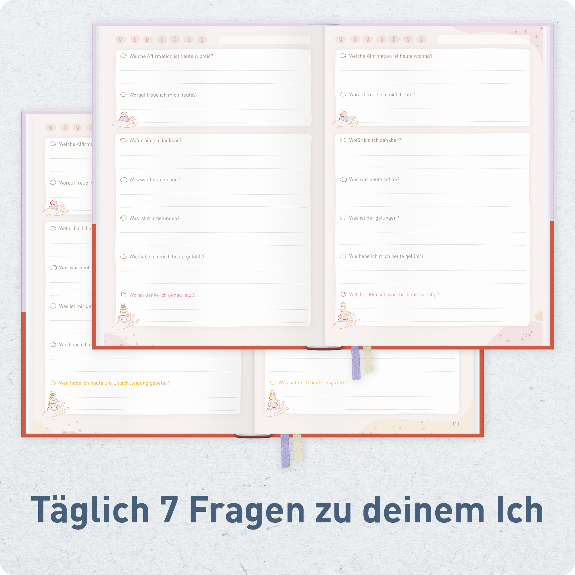 Artikelbild 4 des Artikels “paper&you Das 7-Fragen-Tagebuch A5 für 6 Monate [Gedankenreise] “