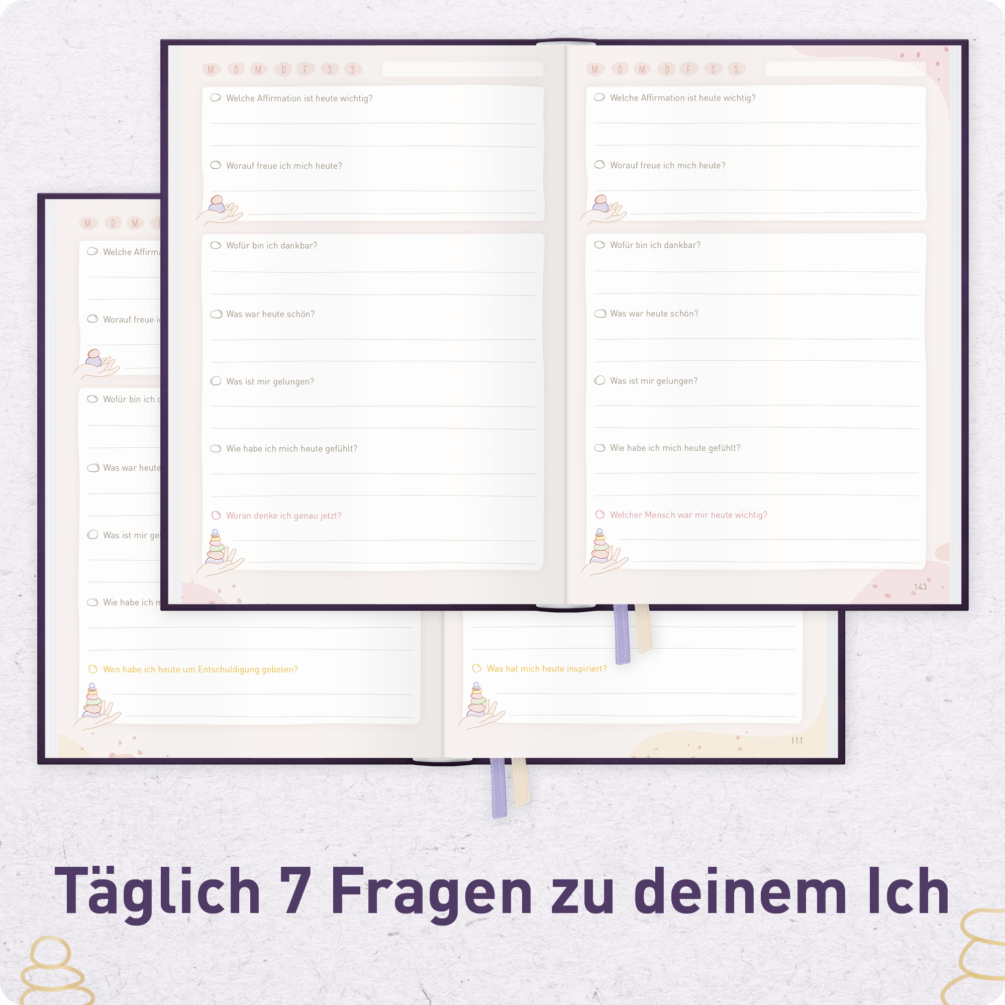 Artikelbild 4 des Artikels “paper&you Das 7-Fragen-Tagebuch A5 für 6 Monate [In Balance] “
