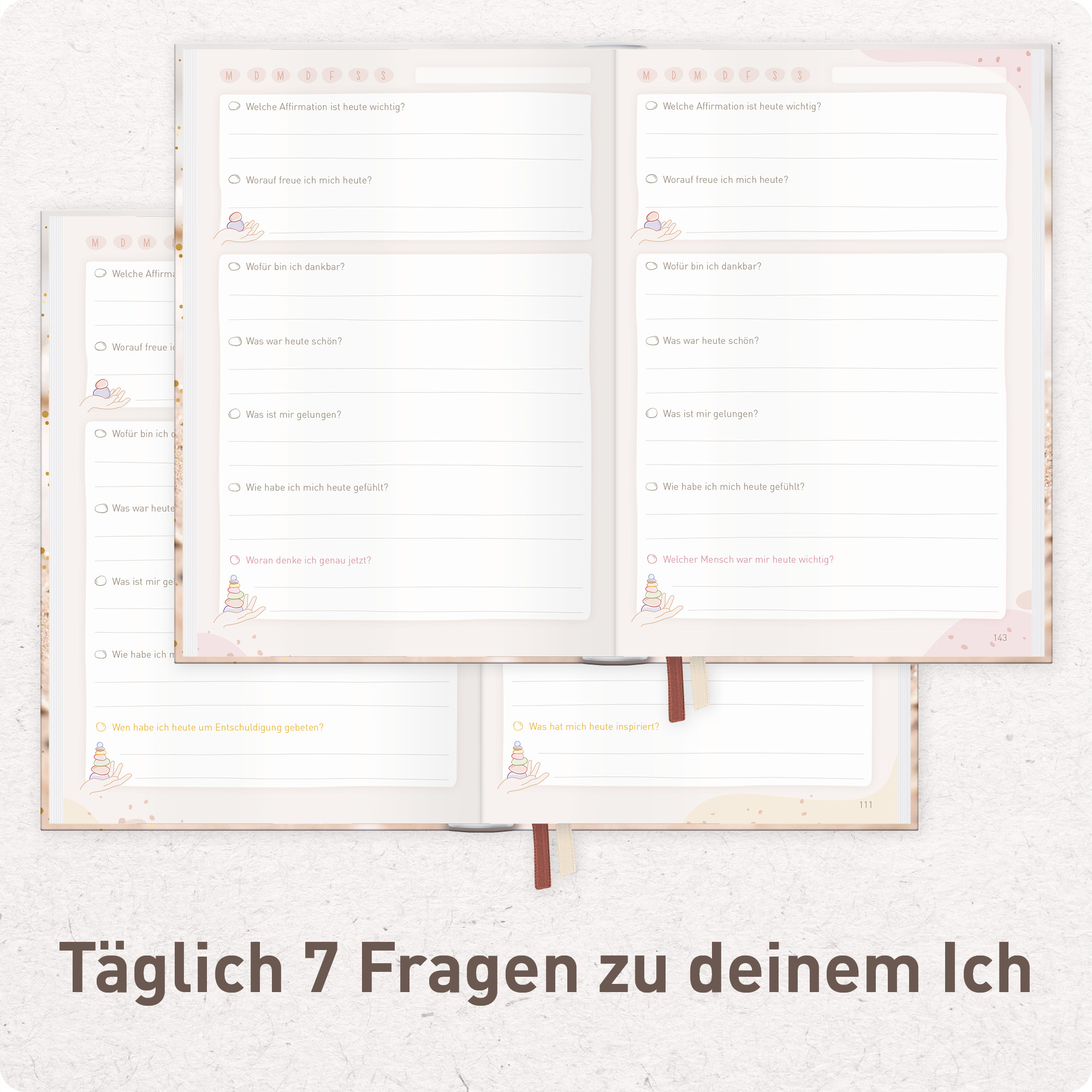 Artikelbild 4 des Artikels “paper&you Das 7-Fragen-Tagebuch A5 für 6 Monate [Neue Wege] “