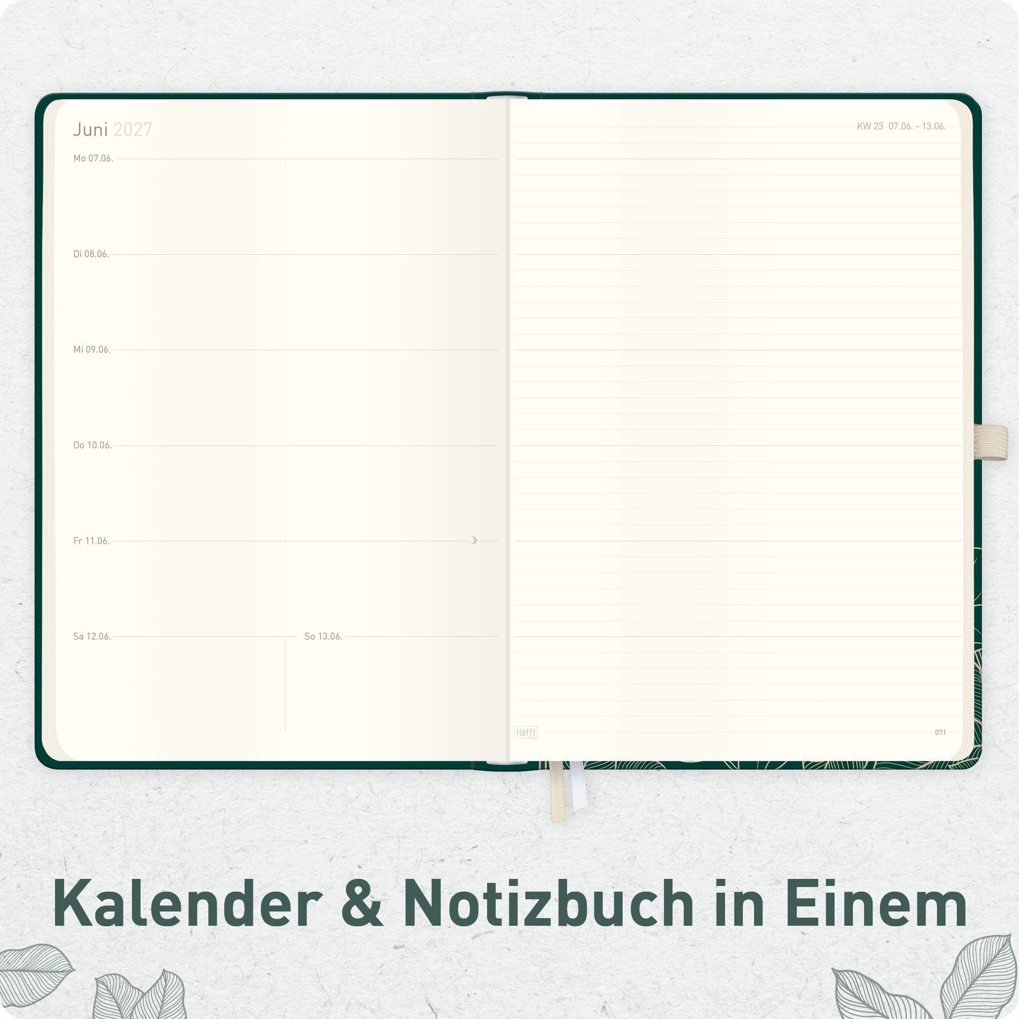 Artikelbild 4 des Artikels “Wochen-Notiz-Kalender A4 2027 [Golden Leaves] “
