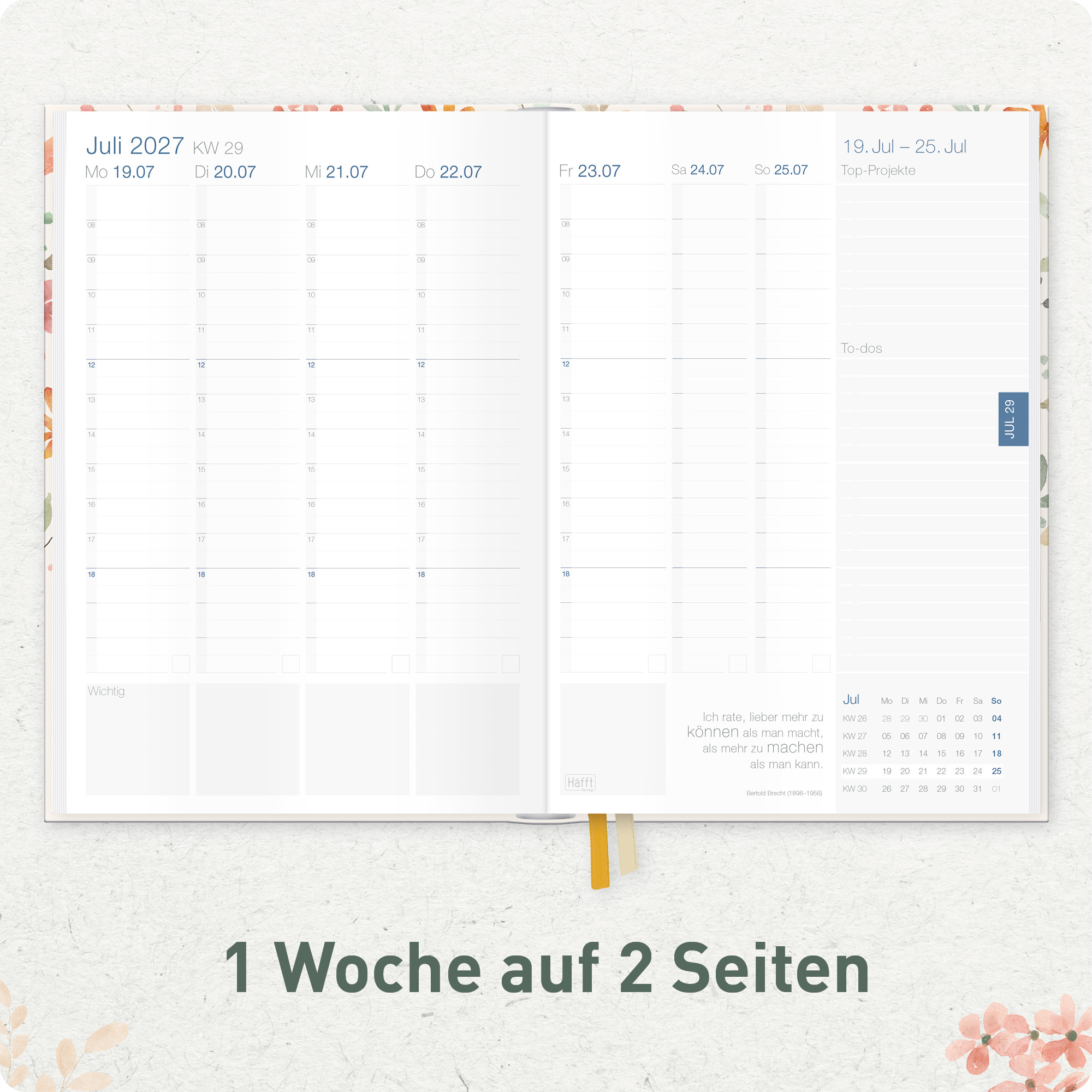 Artikelbild 4 des Artikels “Business-Timer A5 2027 [Wild Blossoms] “