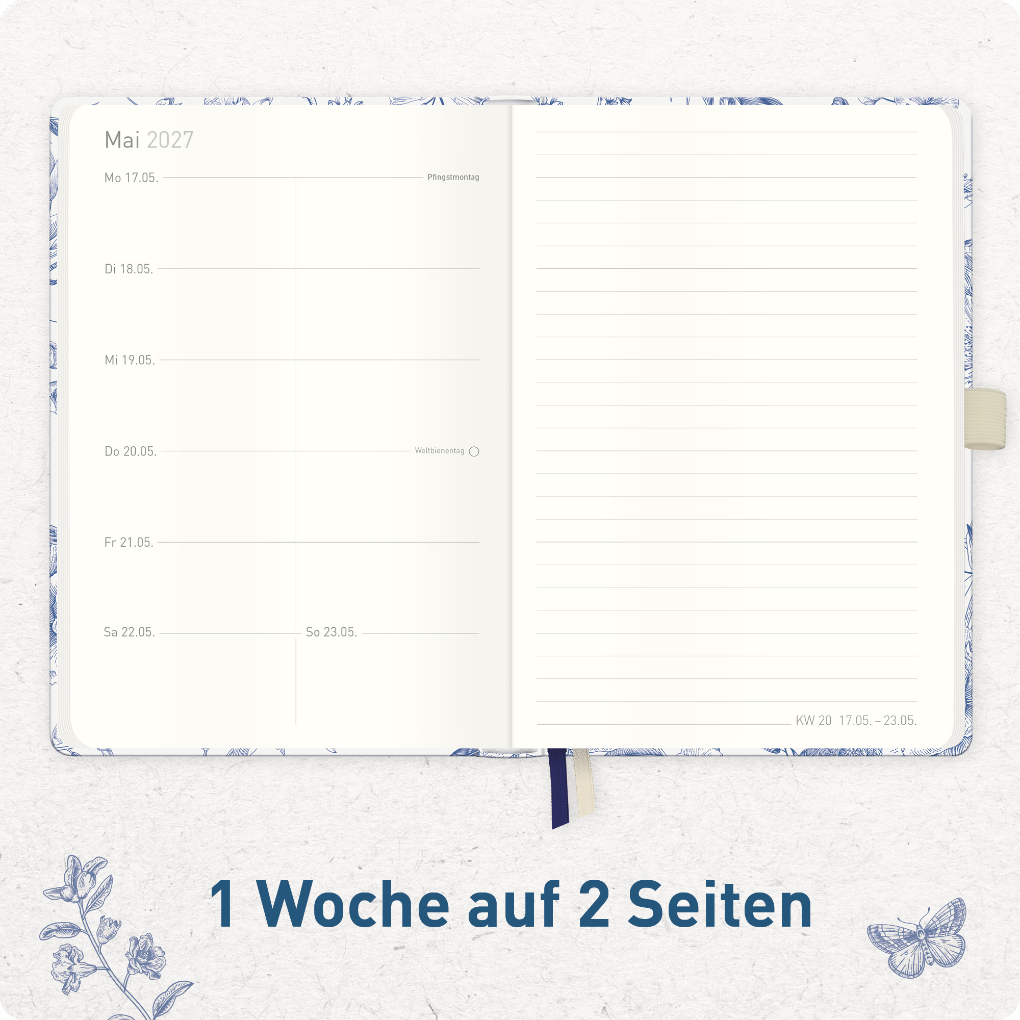 Artikelbild 4 des Artikels “Wochen-Notiz-Kalender A6 2027 [Fine Style] “