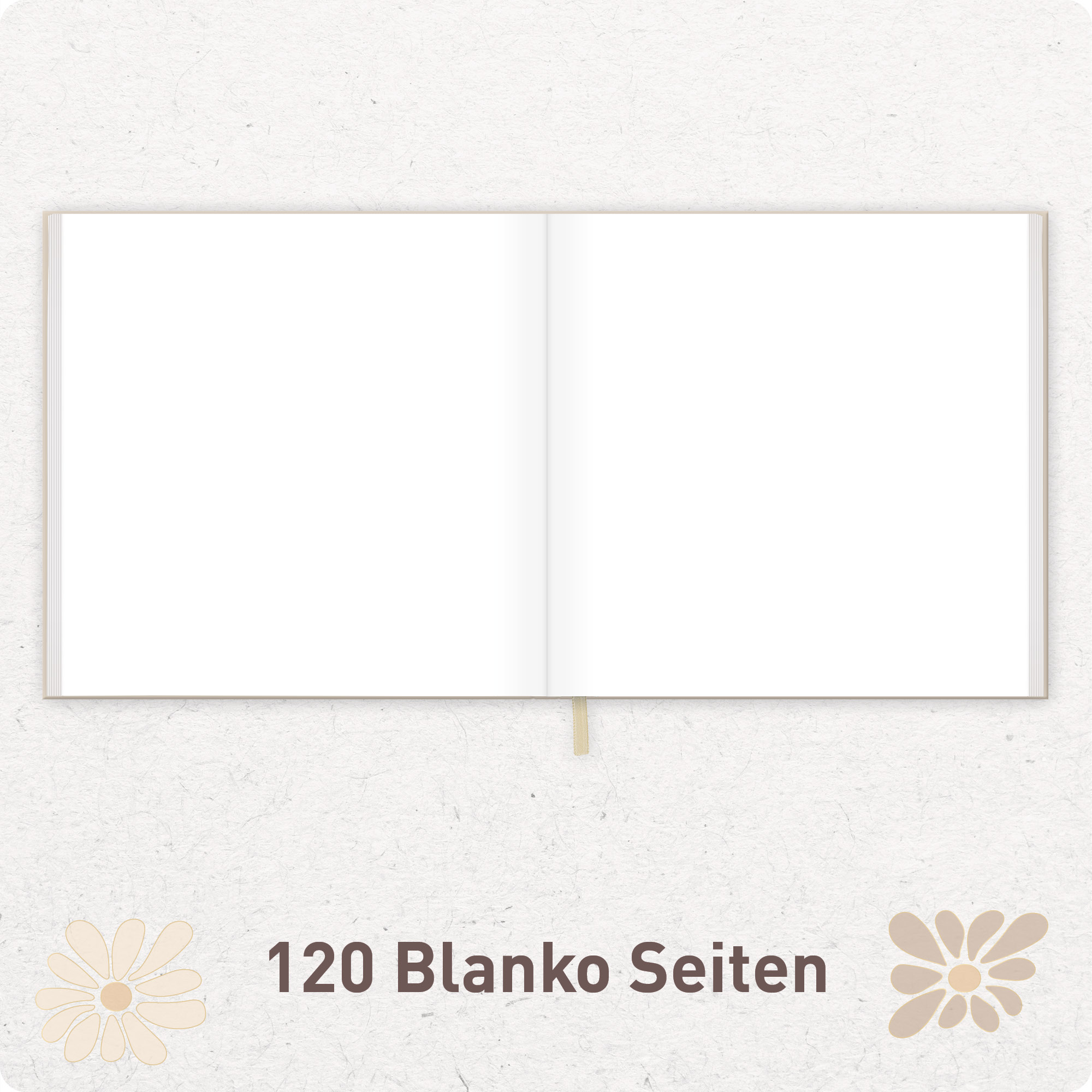 Artikelbild 4 des Artikels “p&y Gästebuch [Flower Power beige] “