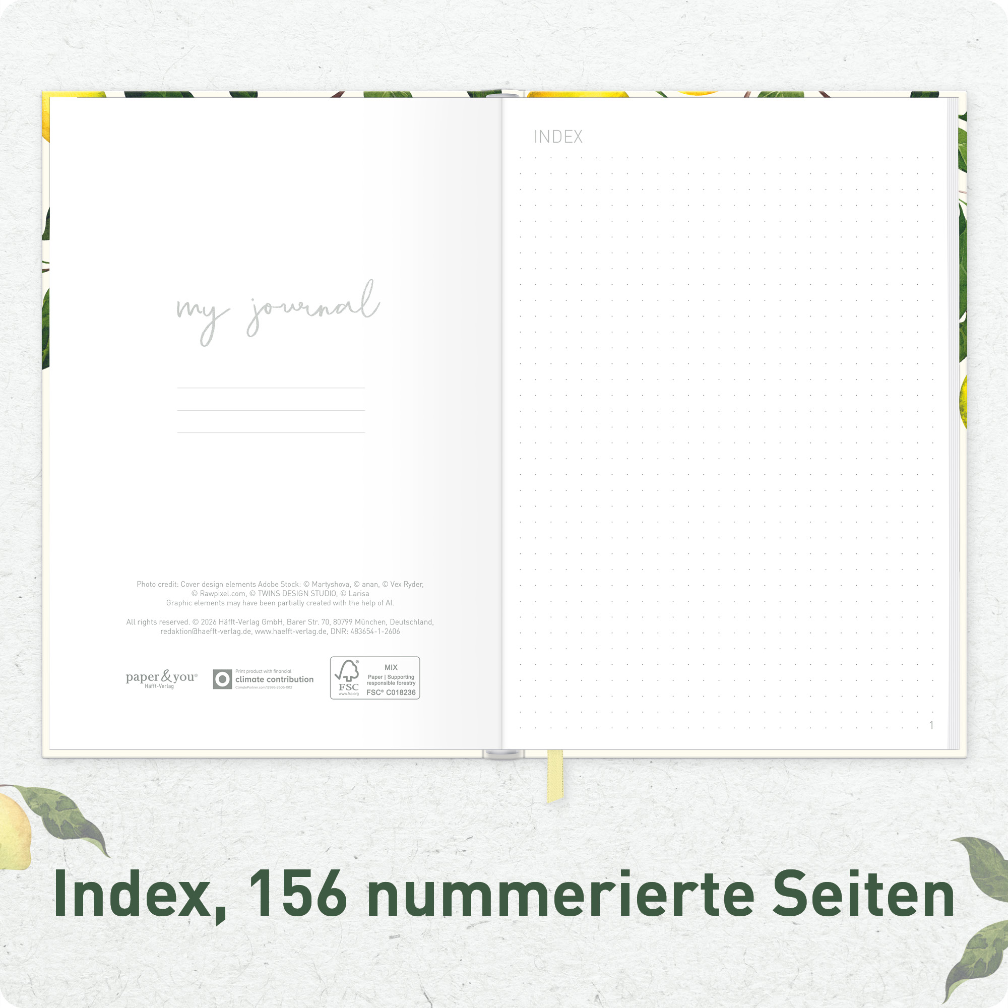 Artikelbild 4 des Artikels “paper&you Journal dotted A5 [Cooking with Love] “