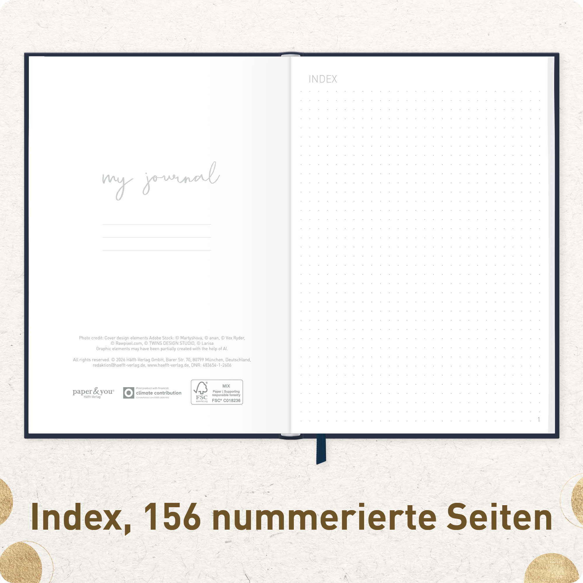 Artikelbild 4 des Artikels “paper&you Journal dotted A5 [Moon] “