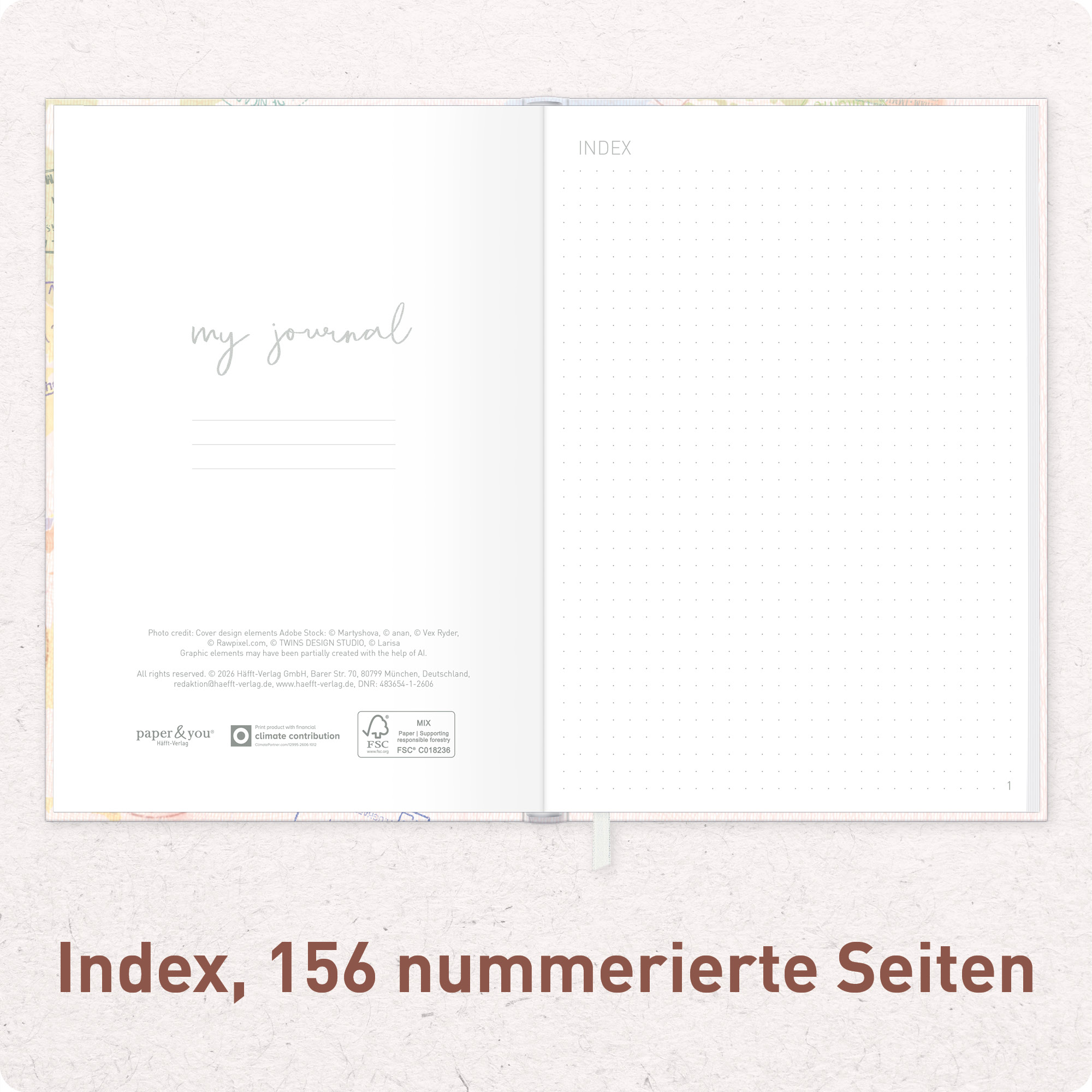 Artikelbild 4 des Artikels “paper&you Journal dotted A5 [Travel Memories] “