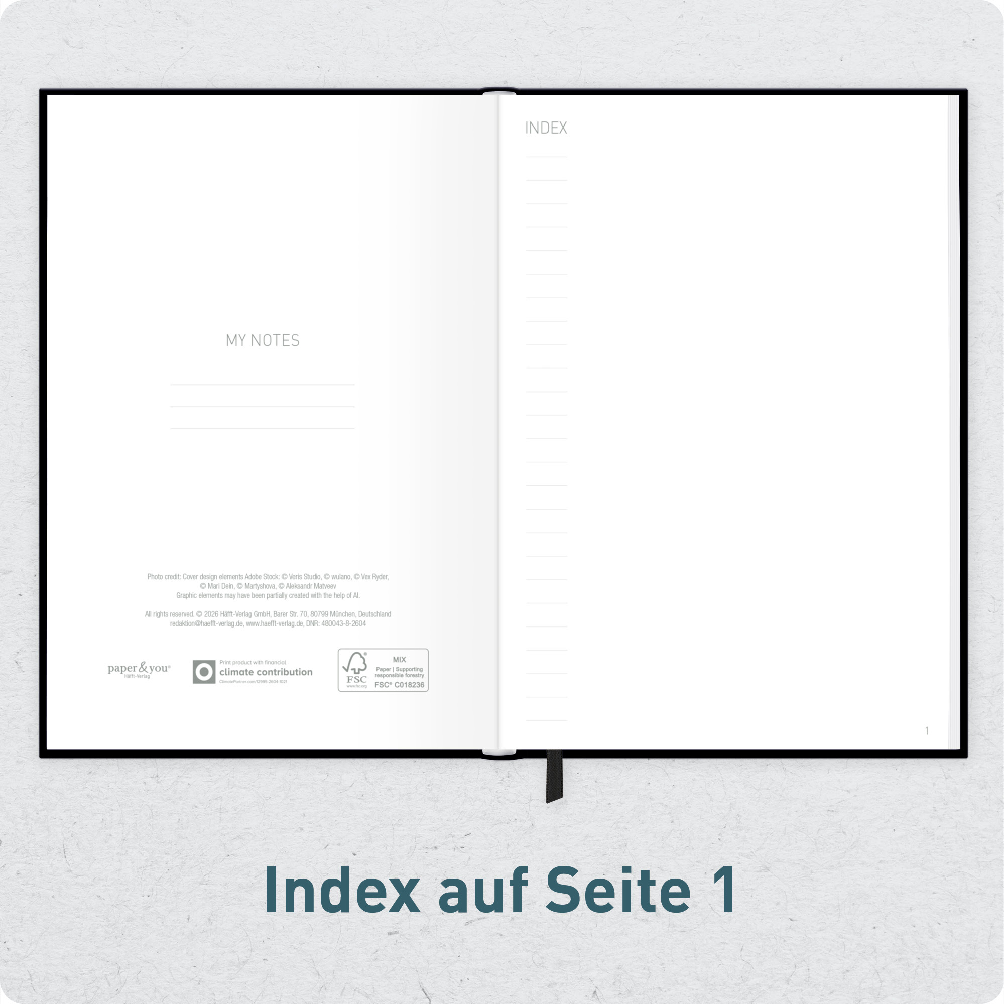 Artikelbild 4 des Artikels “Notizbuch Classic A5+ blanko [Black Edition] “