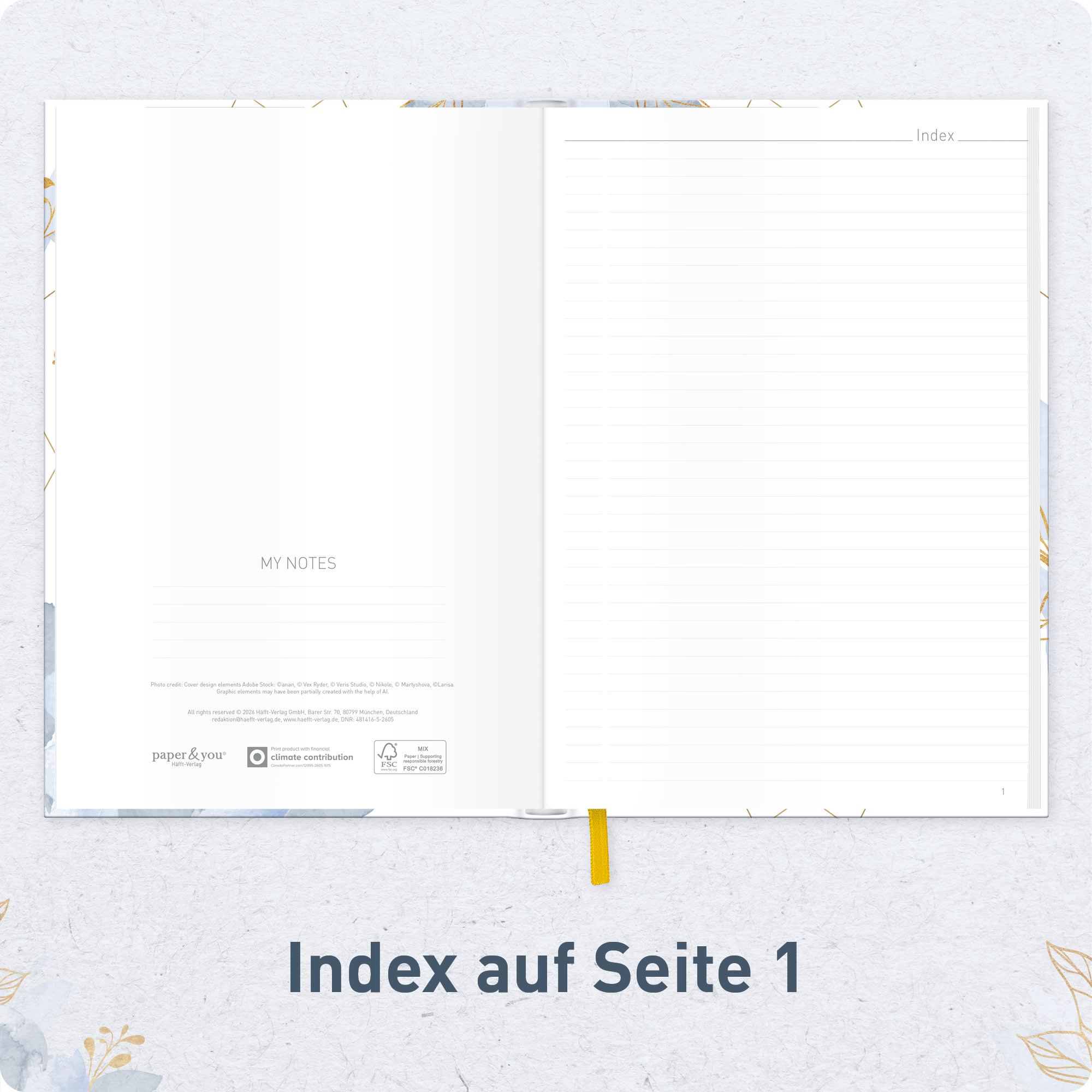 Artikelbild 4 des Artikels “paper&you Notizbuch A4+ liniert [Time to Grow] “