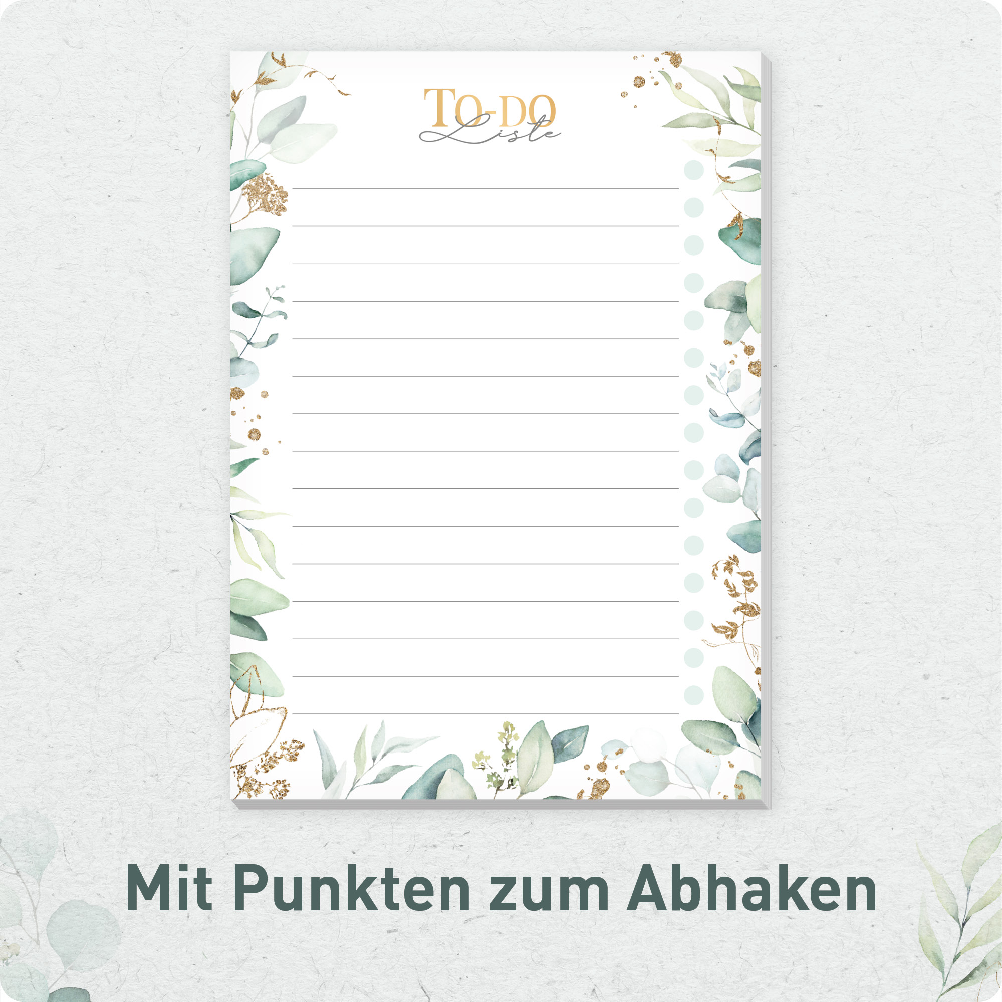 Artikelbild 4 des Artikels “paper&you To-do Listen Block A6 [Blattgold] “