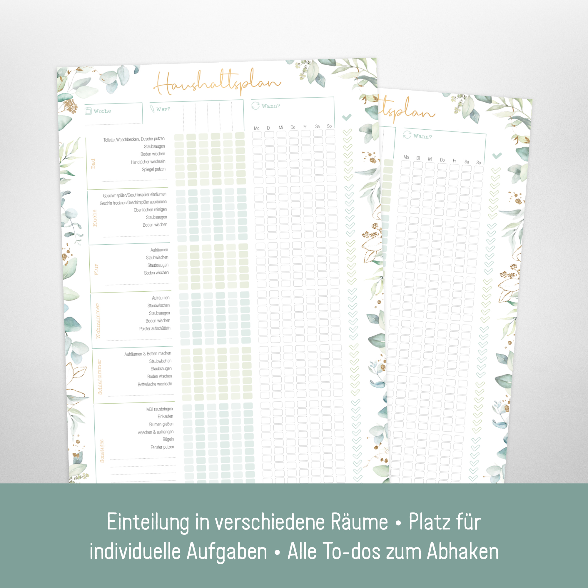 Artikelbild 4 des Artikels “Haushaltsplan Block A4 [Blattgold] “