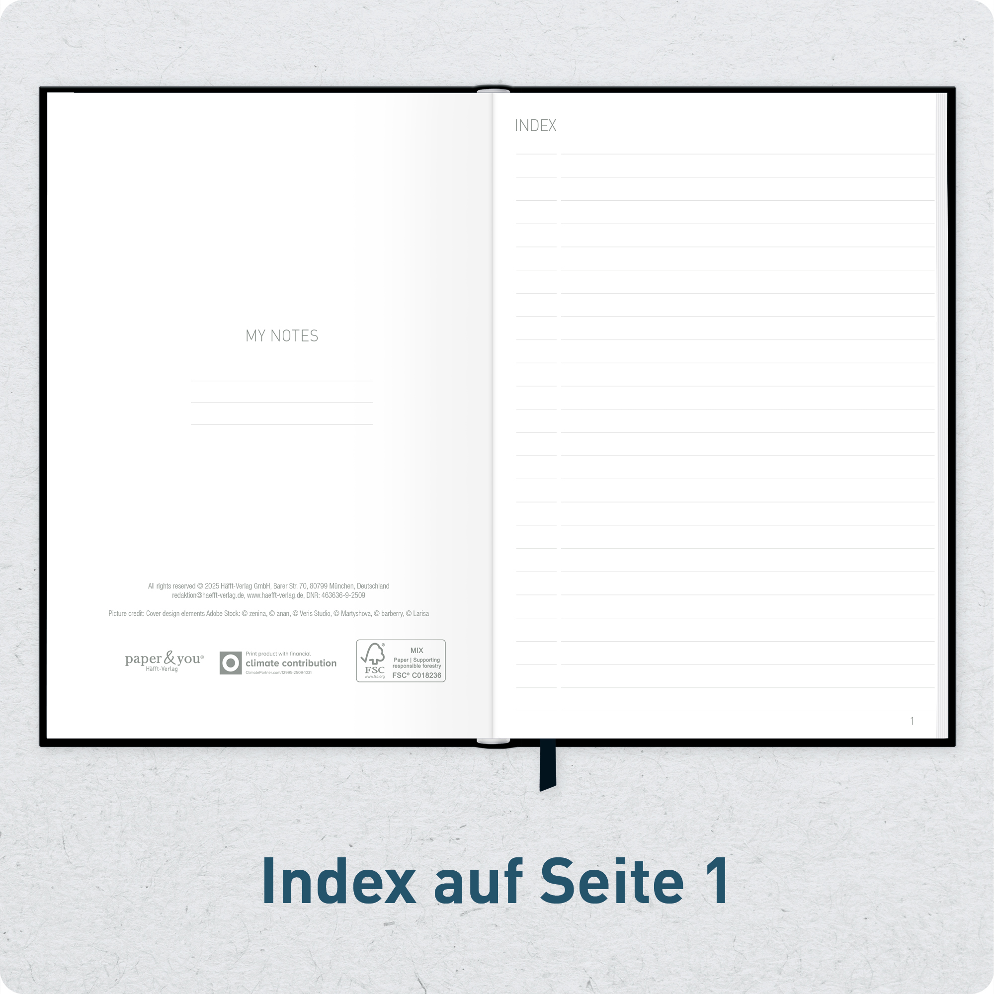Artikelbild 4 des Artikels “paper&you Notizbuch Classic A5+ liniert [New Adventures] “