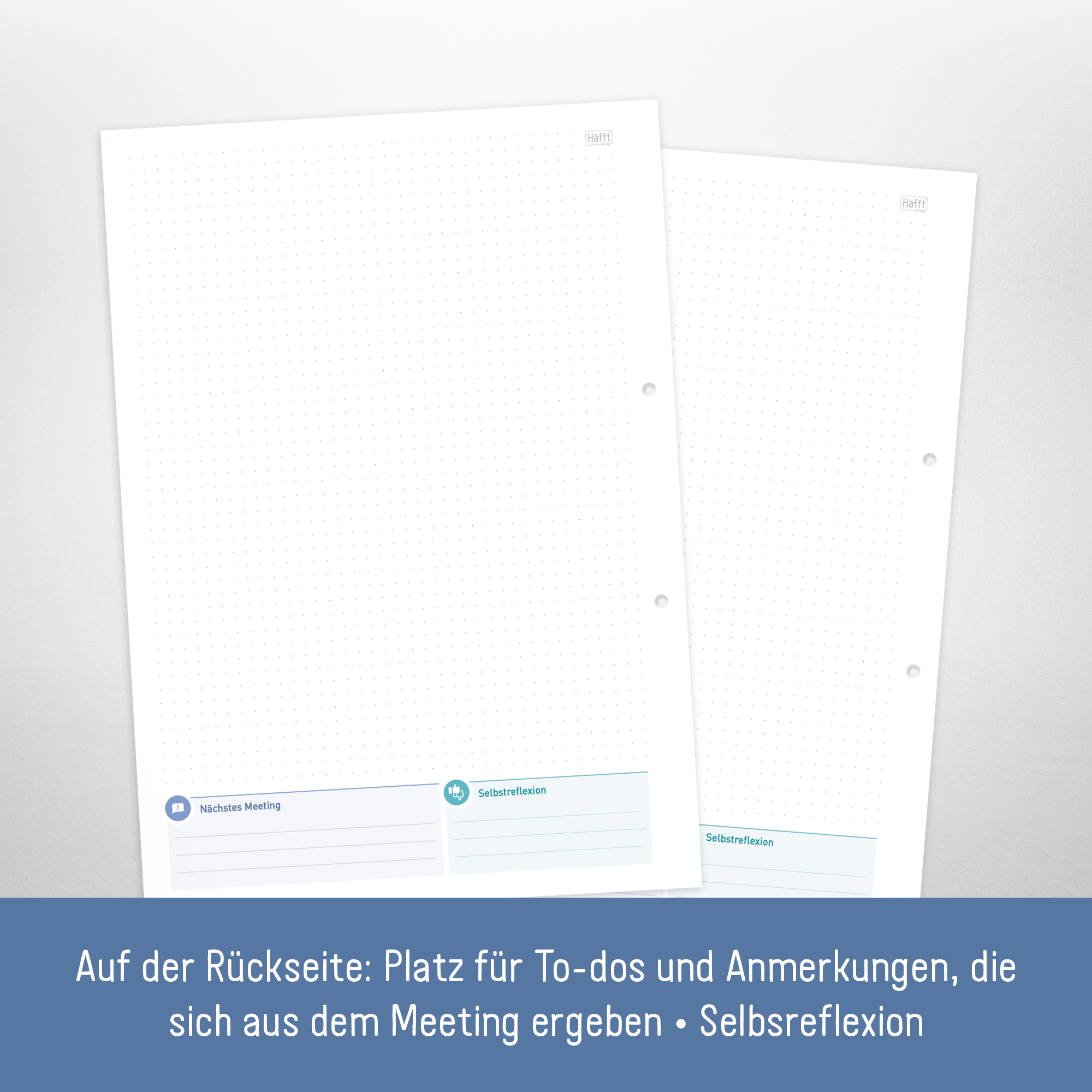 Artikelbild 4 des Artikels “Meeting-Notes Block A4 mit 50 Blatt & Lochung “