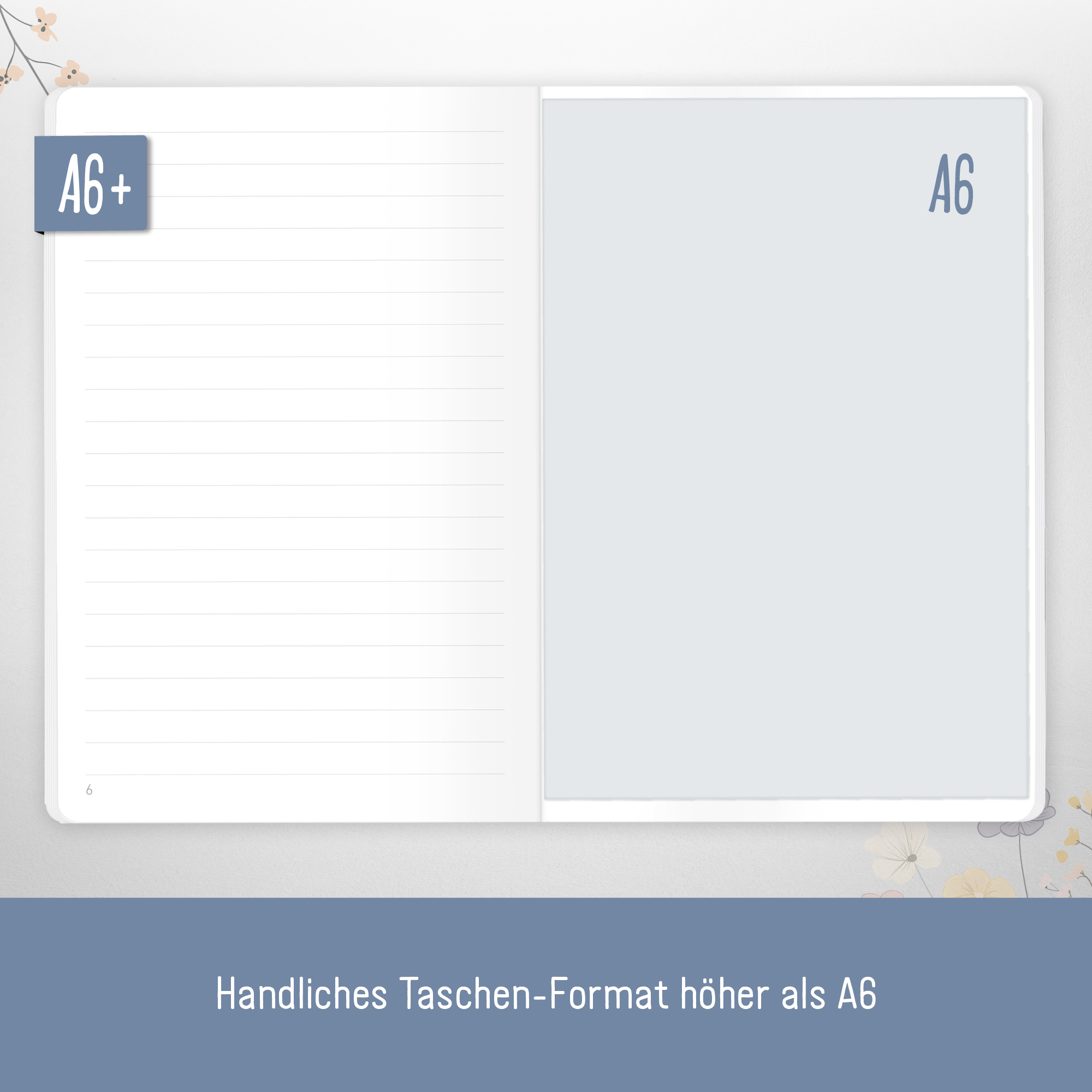Artikelbild 4 des Artikels “Notizheft A6+ liniert [Flower Joy] “