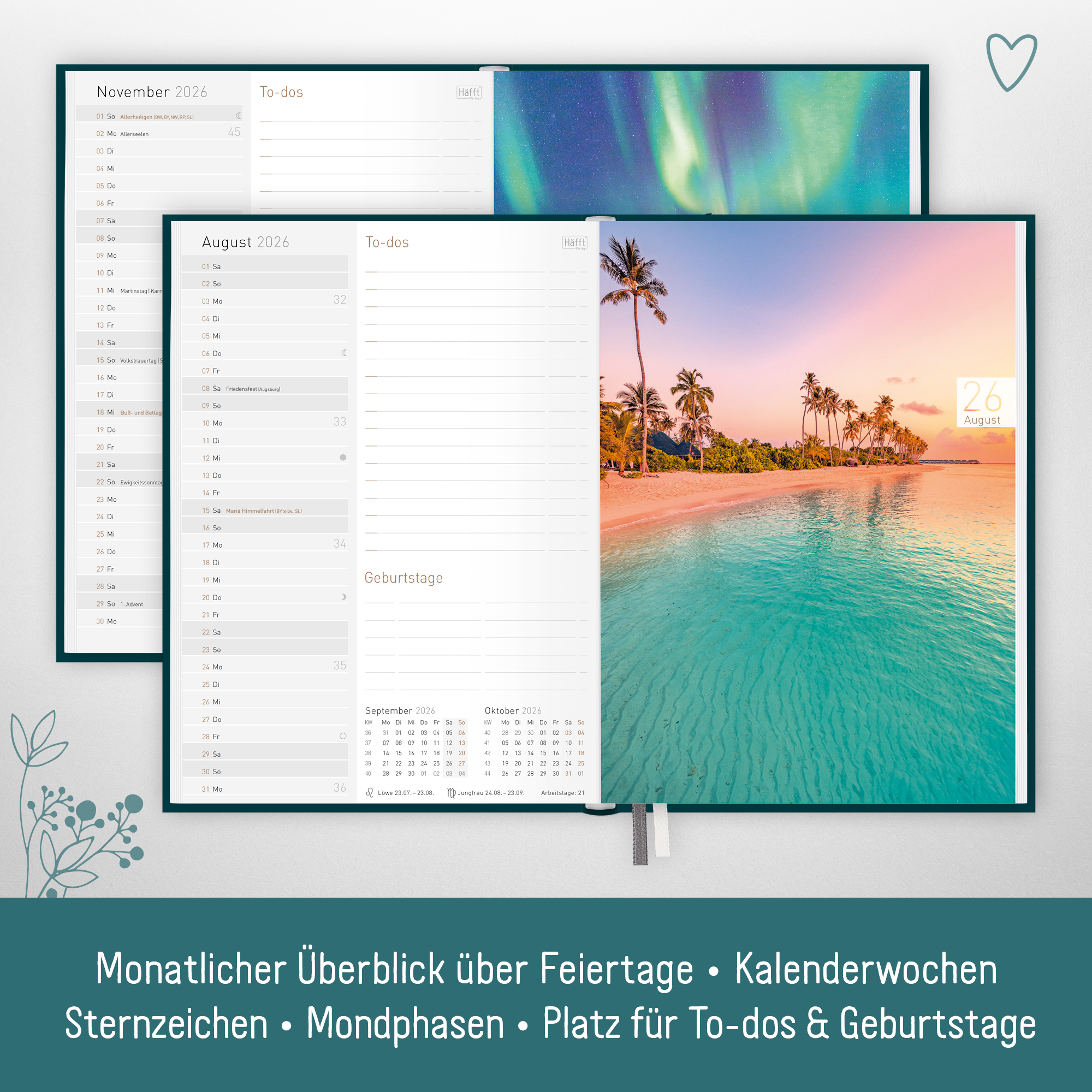 Artikelbild 4 des Artikels “Chäff-Timer Classic A5 2026 [Little Flower] “