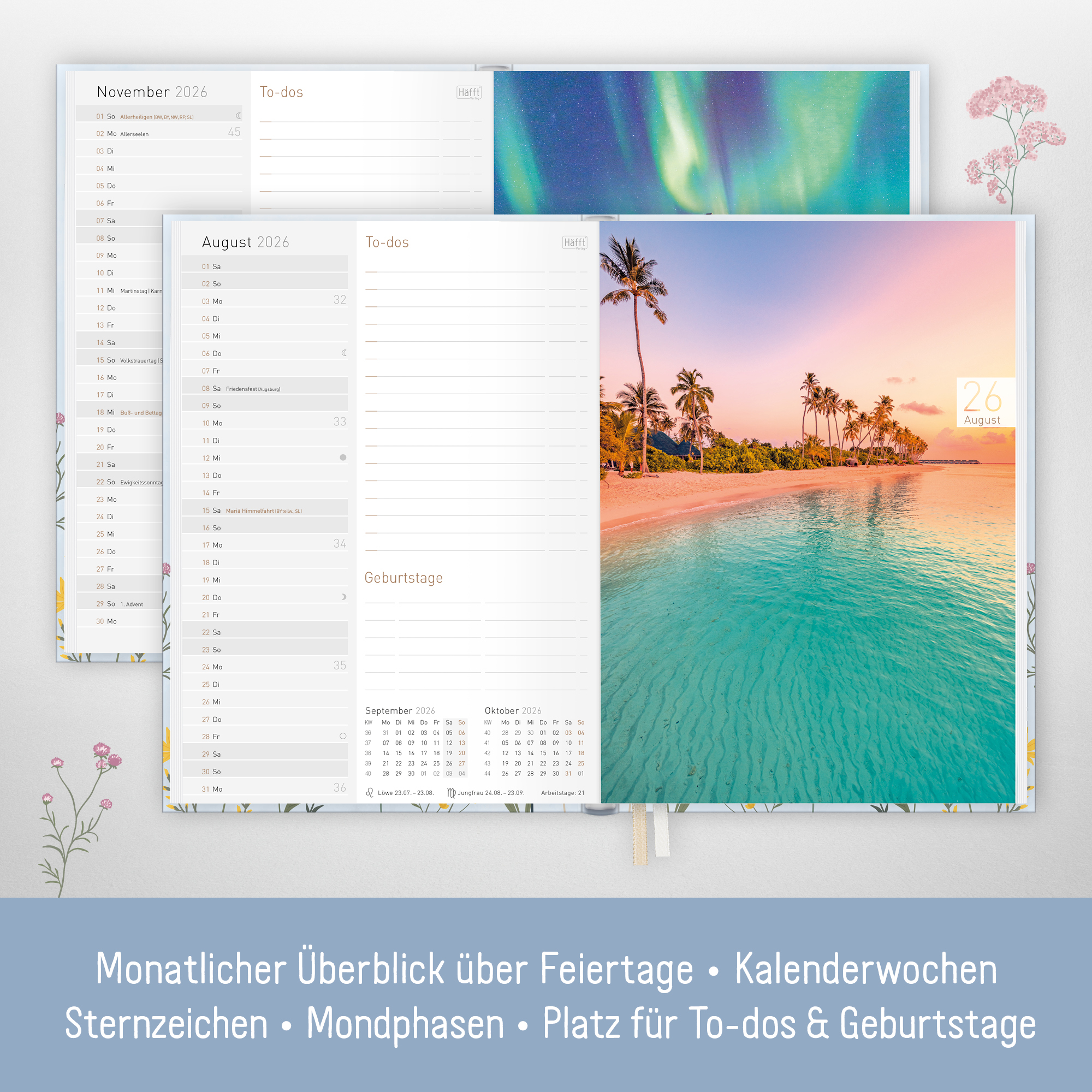 Artikelbild 4 des Artikels “Chäff-Timer Classic A5 2026 [Summer Meadow] “