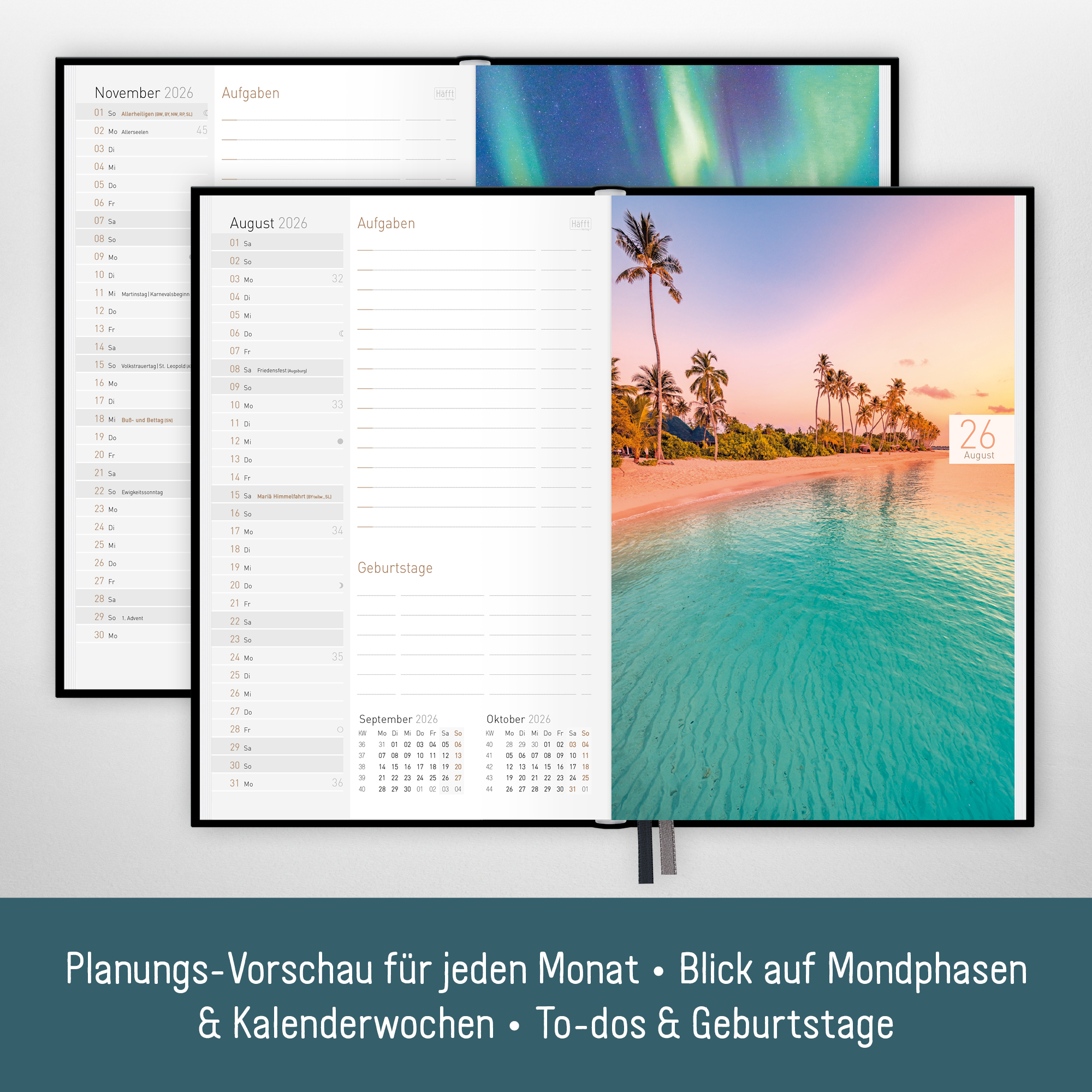 Artikelbild 4 des Artikels “Chäff-Timer Mini A6 2026 [Schwarz] “