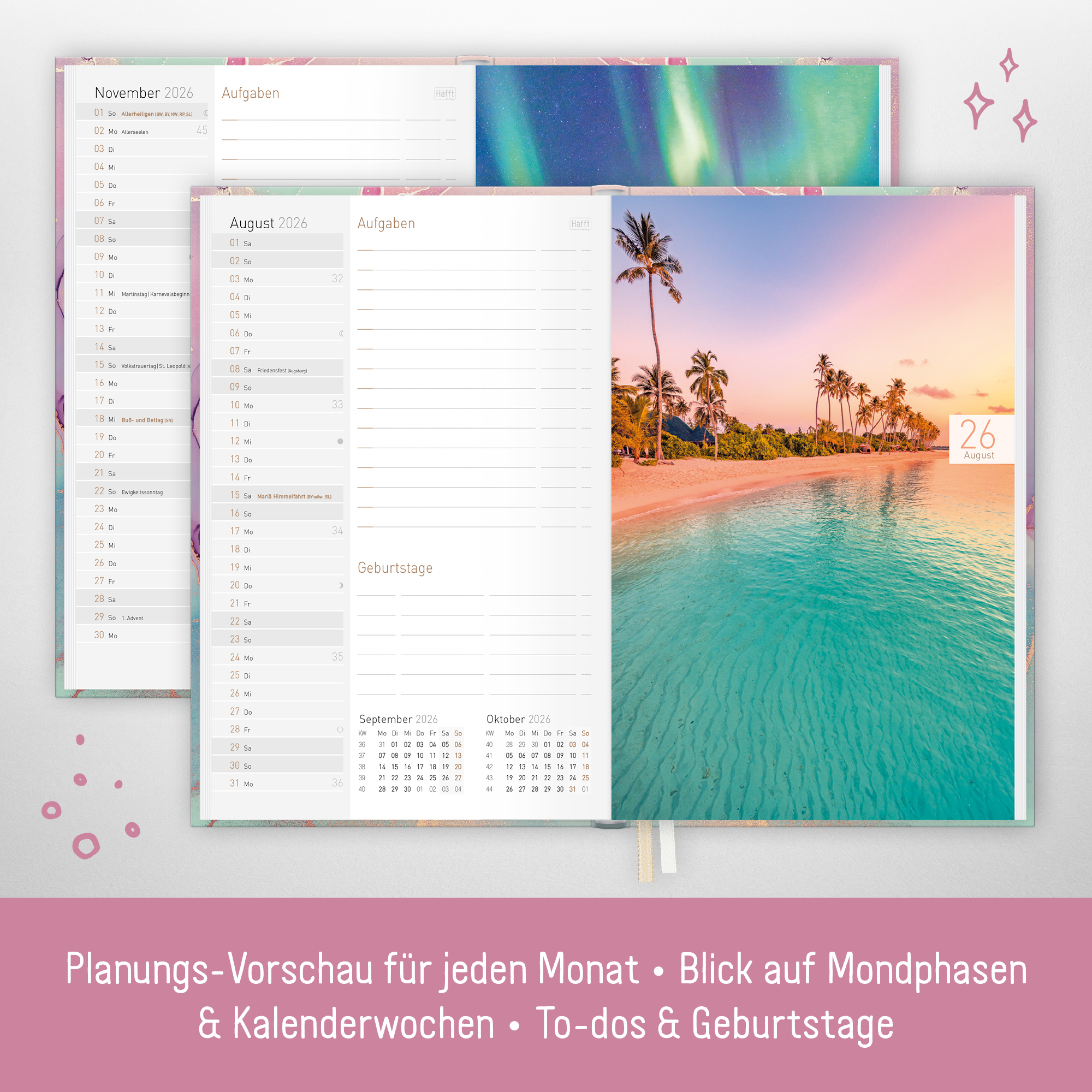 Artikelbild 4 des Artikels “Chäff-Timer Mini A6 2026 [Silky Pink] “