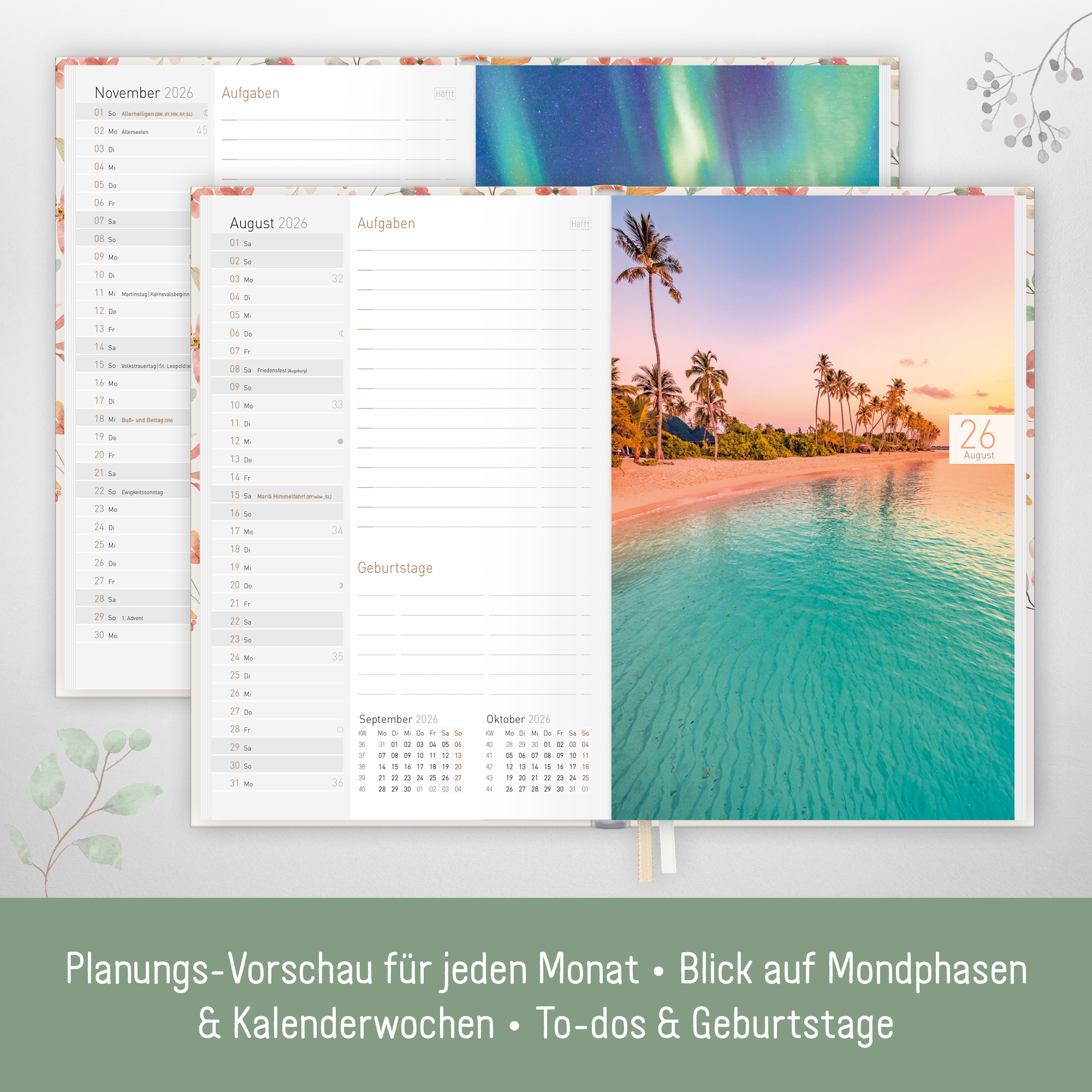 Artikelbild 4 des Artikels “Chäff-Timer Mini 2026 A6+ [Wild Blossoms] “