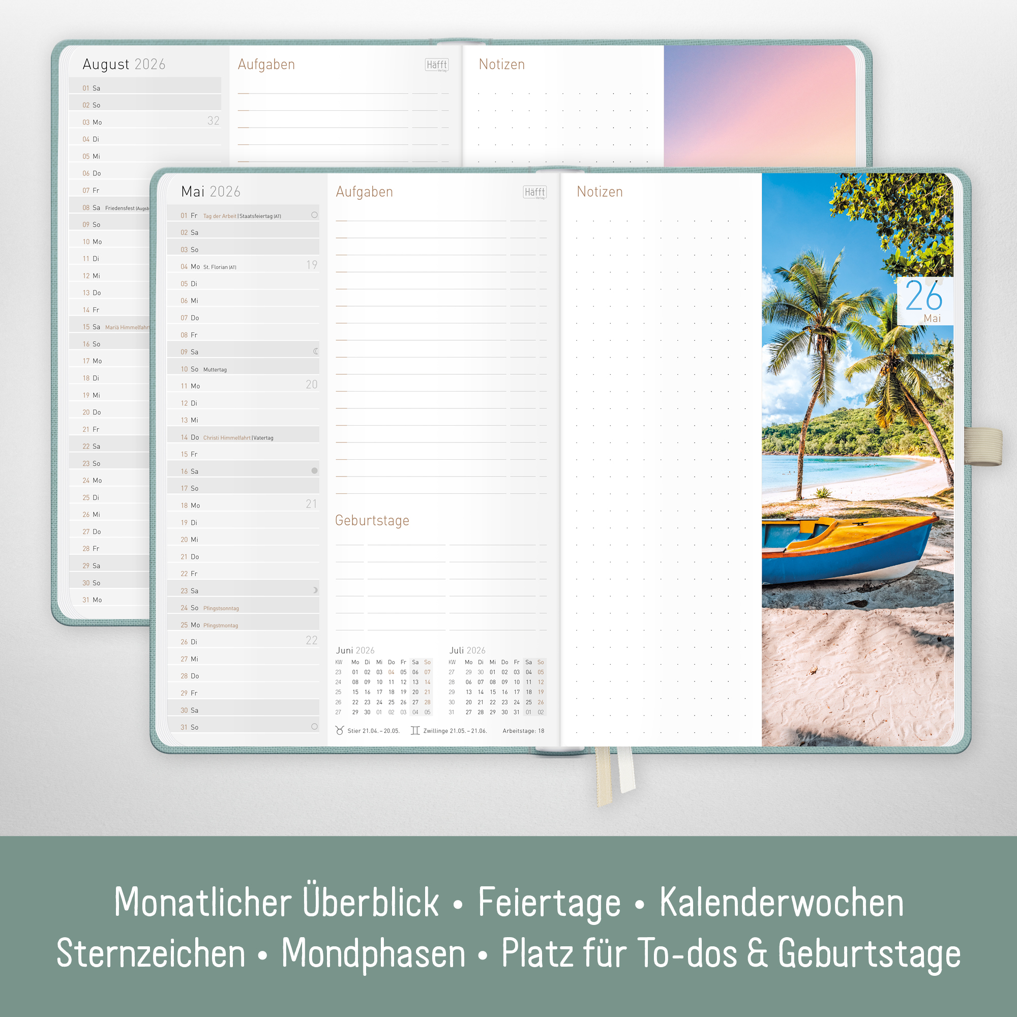 Artikelbild 4 des Artikels “Chäff-Timer Premium A5 2026 [Green Canvas] “