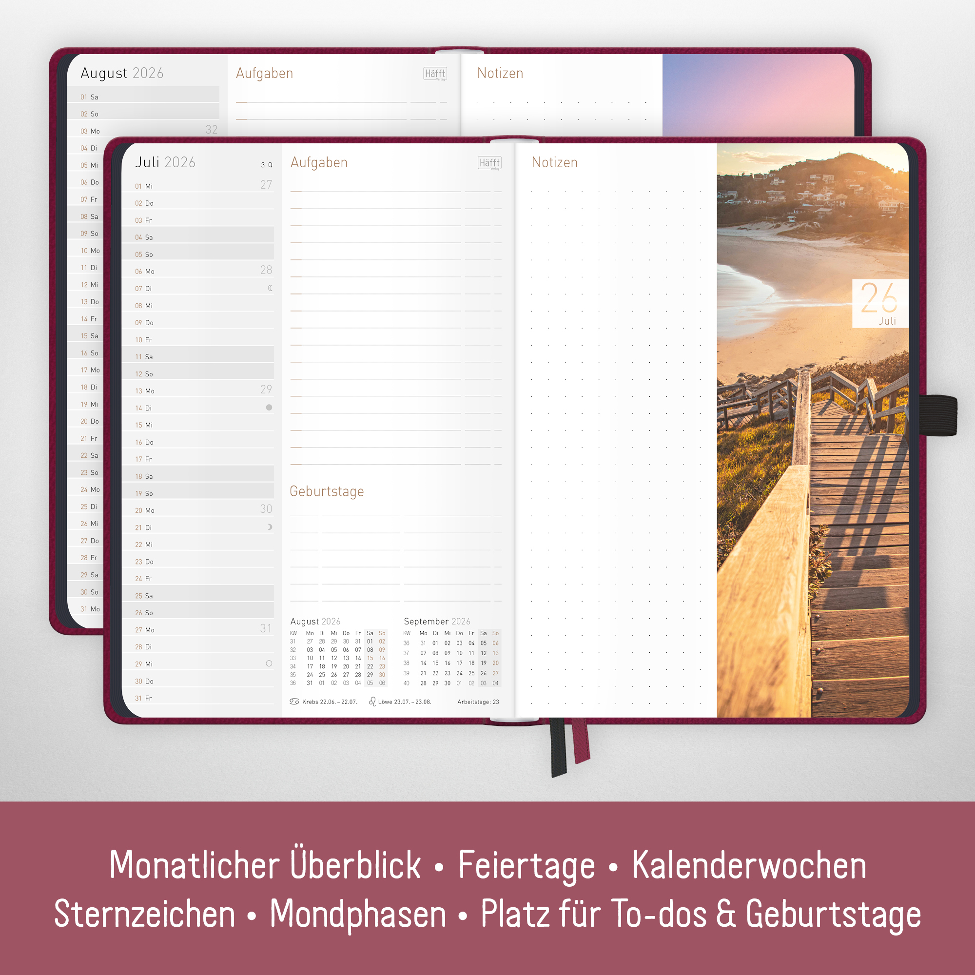 Artikelbild 4 des Artikels “Chäff-Timer Deluxe A5 2026 [Berry] “