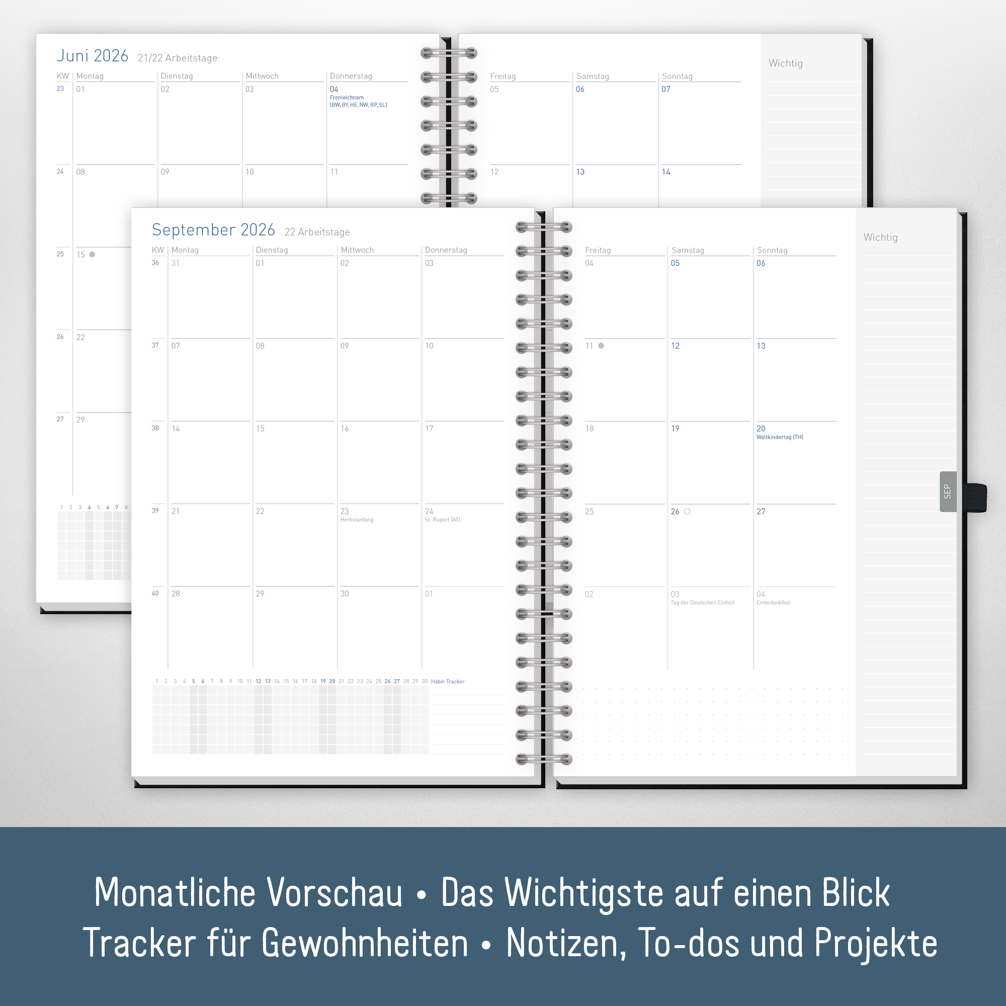 Artikelbild 4 des Artikels “Business-Timer Maxi A4 2026  [Schwarz] “