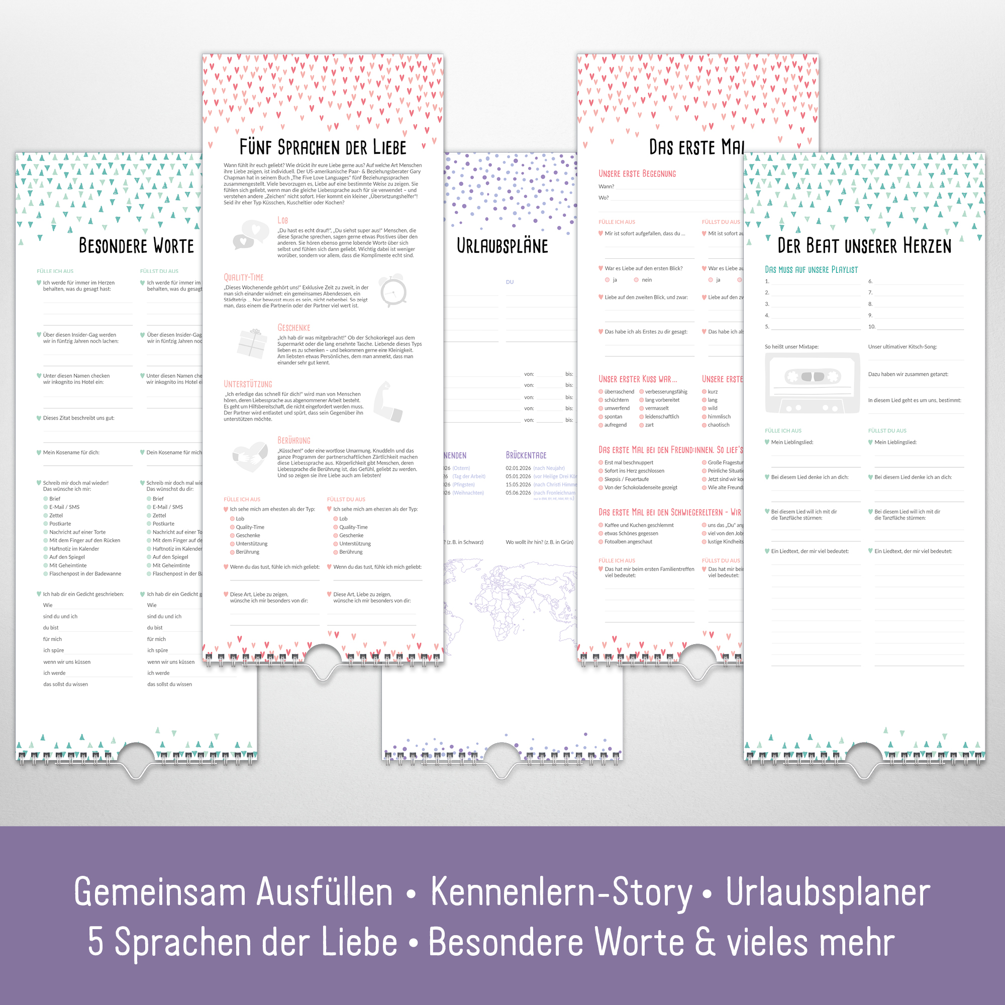 Artikelbild 4 des Artikels “Du + Ich Kalender für uns Zwei 2026 Wandkalender “