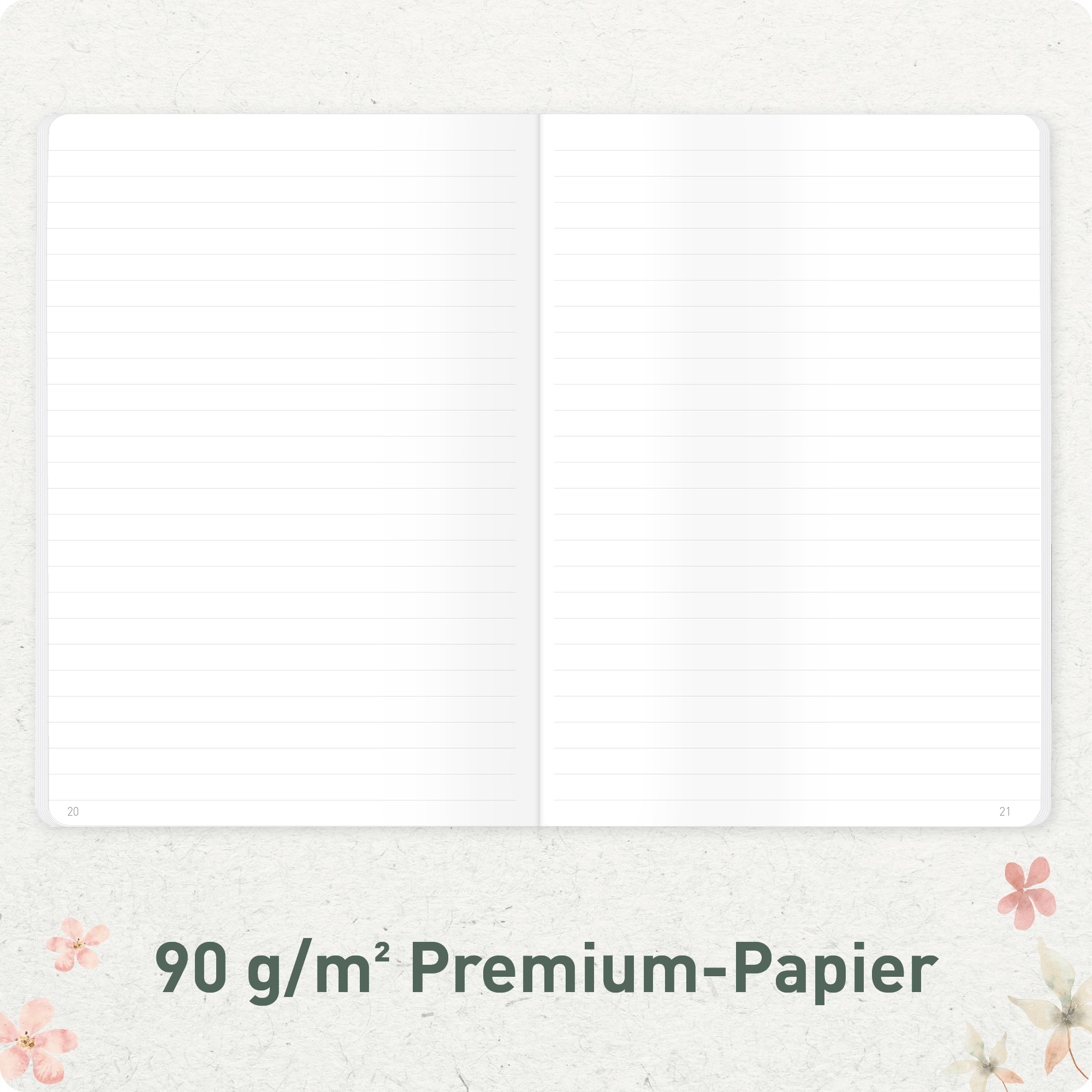 Artikelbild 5 des Artikels “paper&you Notizheft Classic liniert A5 [Wild Blossoms] “