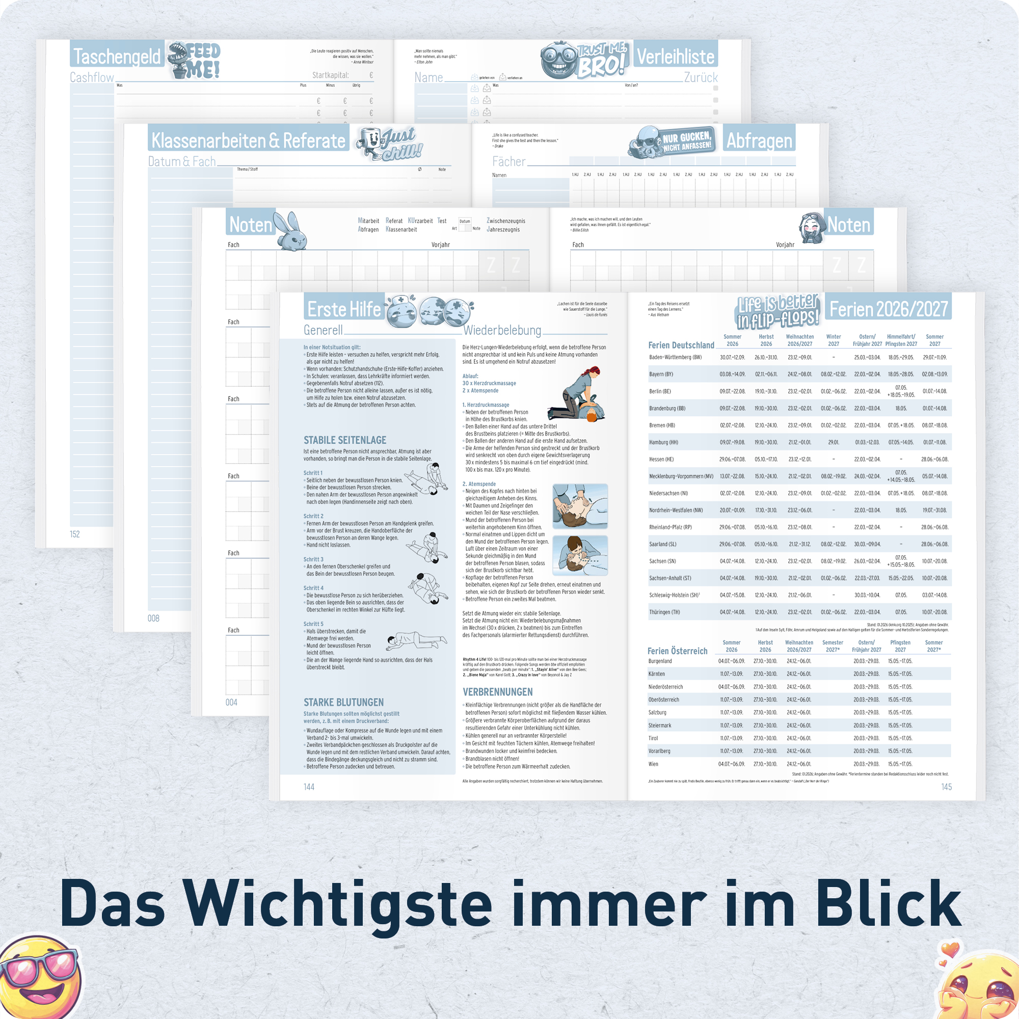 Artikelbild 5 des Artikels “Häfft Planer A5 2026/2027 [six seven] “
