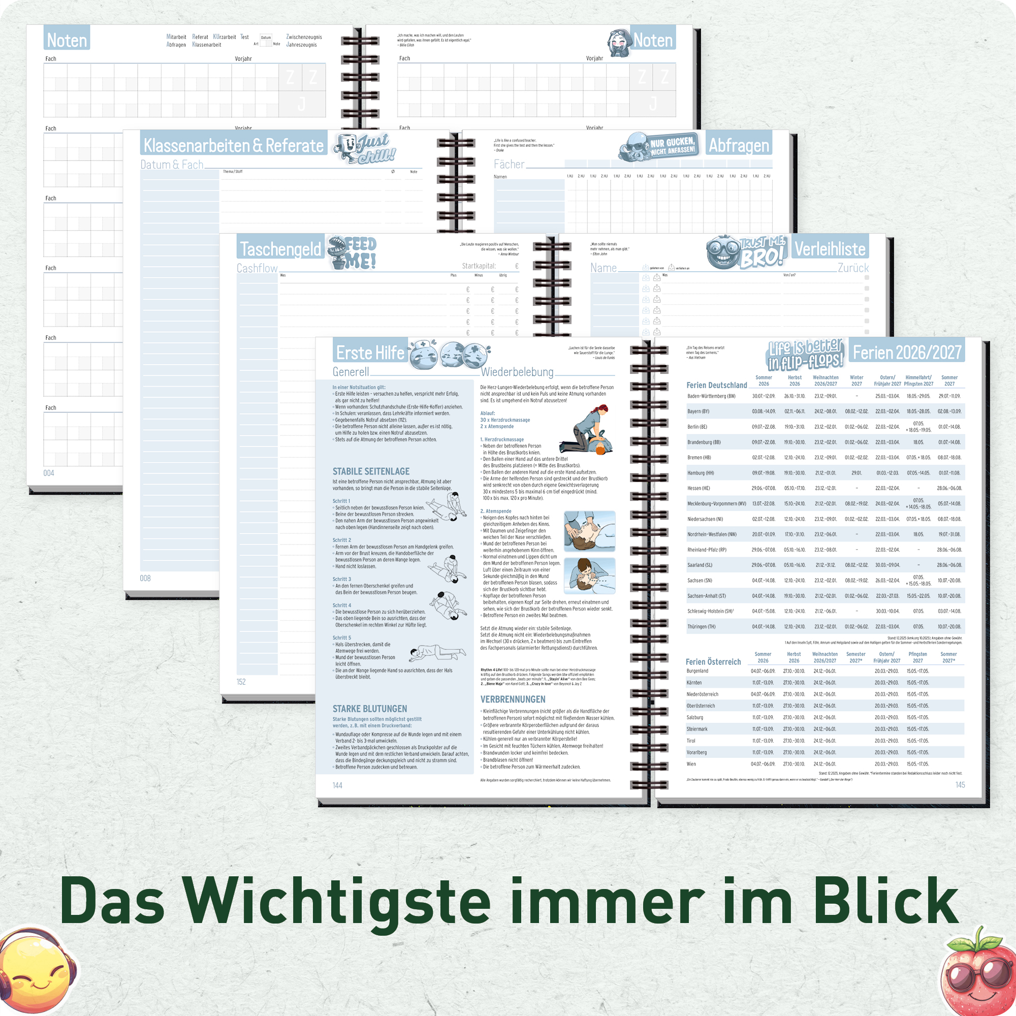 Artikelbild 5 des Artikels “Häfft Planer Premium A5 2026/2027 [Let’s goal!] “