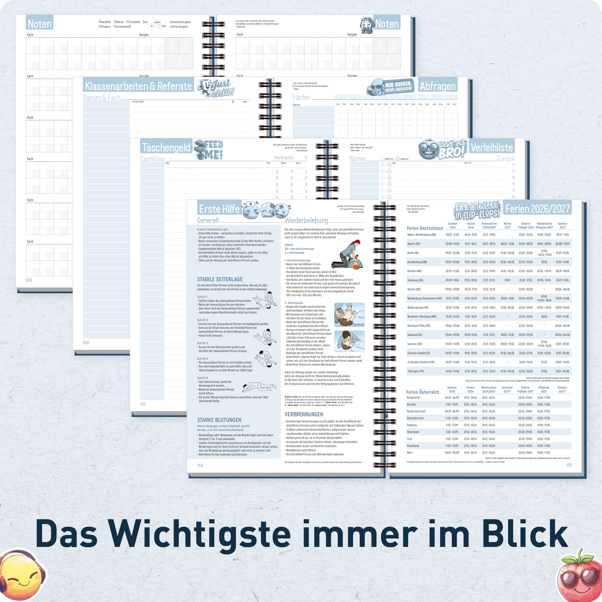 Artikelbild 5 des Artikels “Häfft Planer Premium A5 2026/2027 [six seven] “