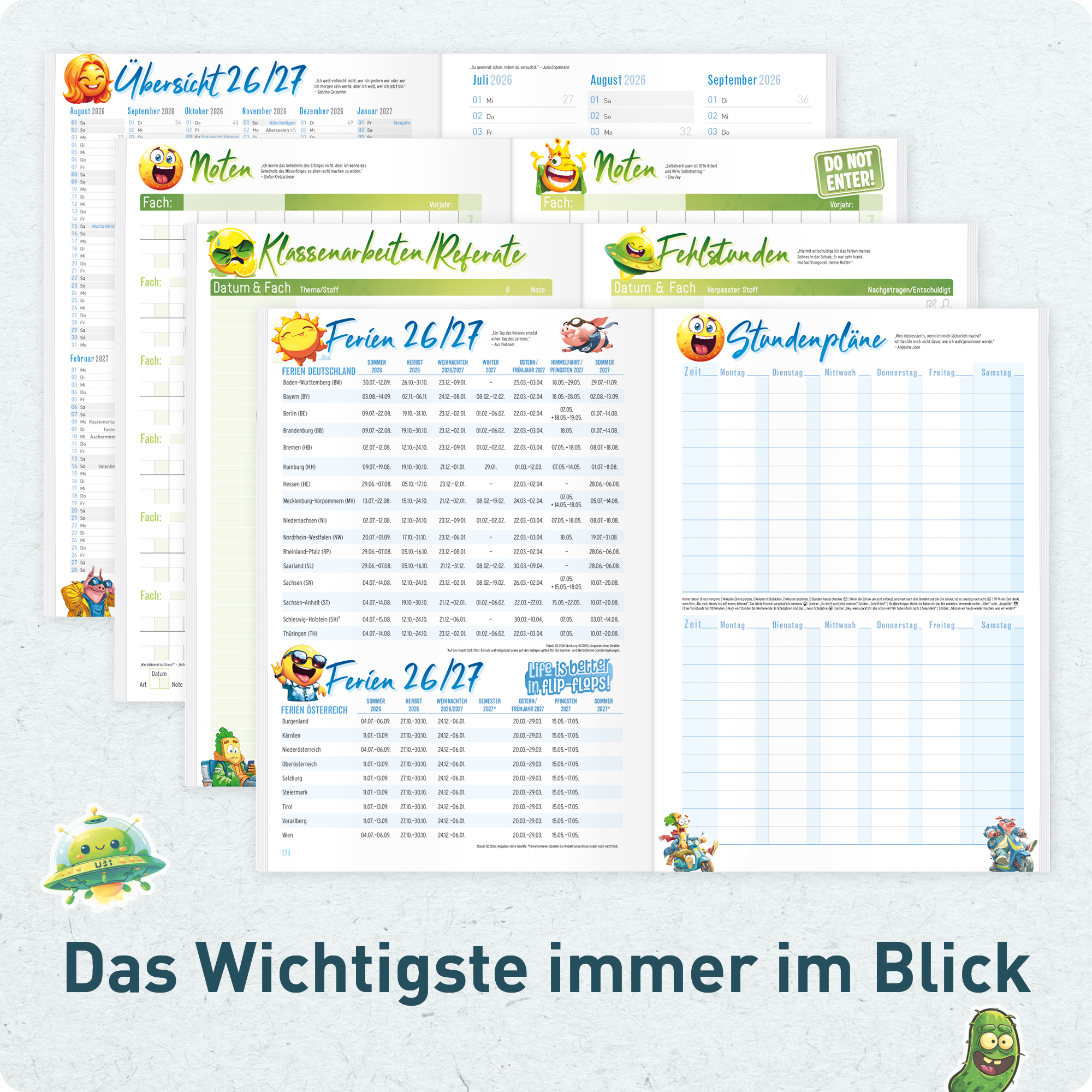 Artikelbild 5 des Artikels “Häfft Original Hausaufgabenheft 20A5 26/2027 [Das Crazy] “